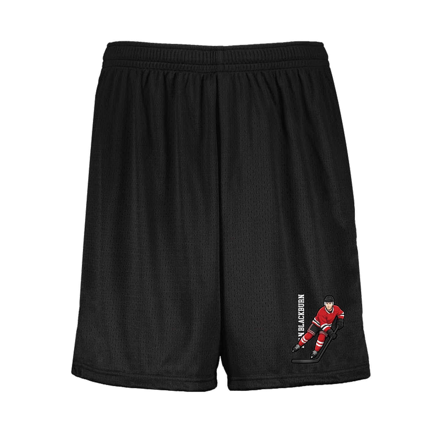 Shorts — Name Vertical in Black