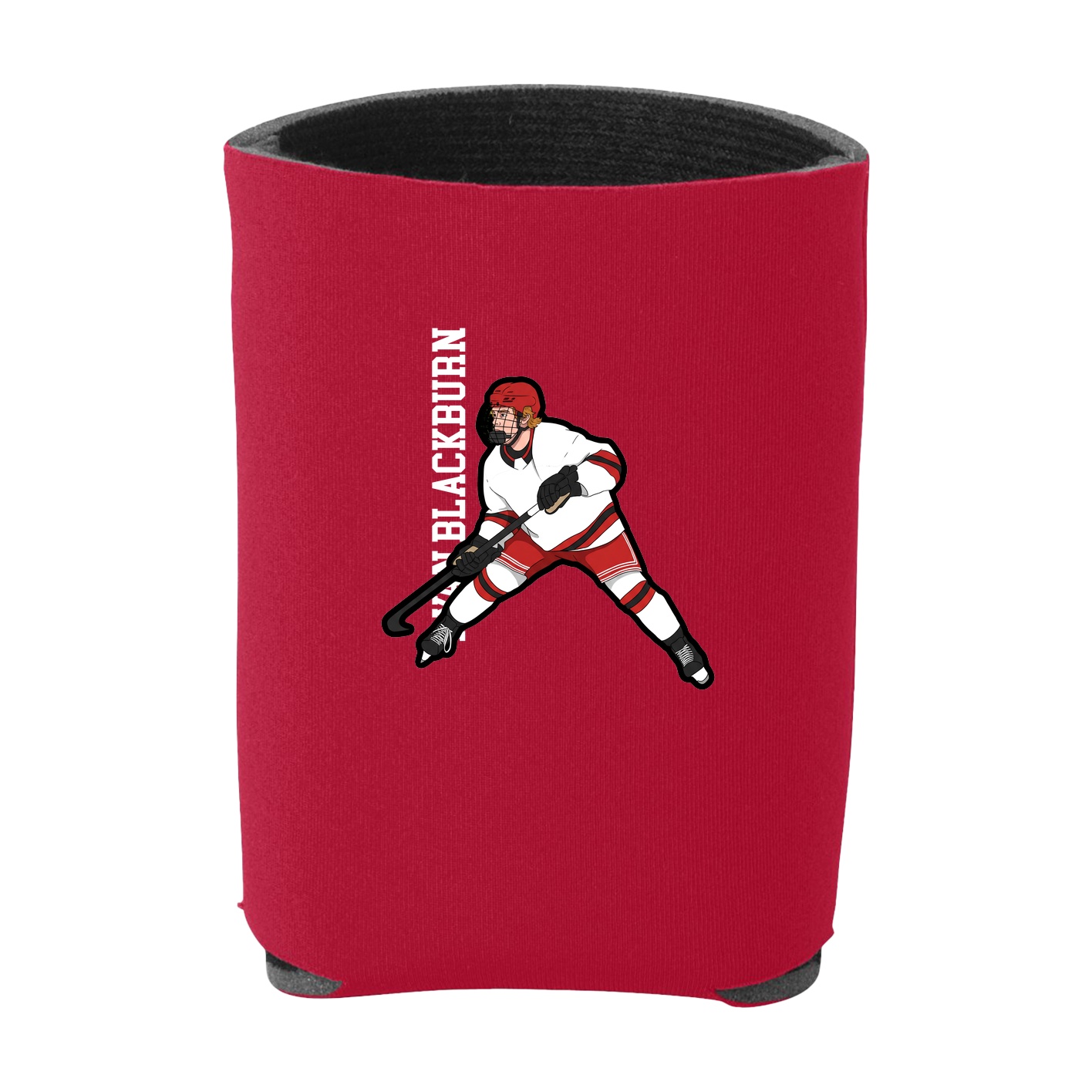 Can Holder — Name Vertical in Red