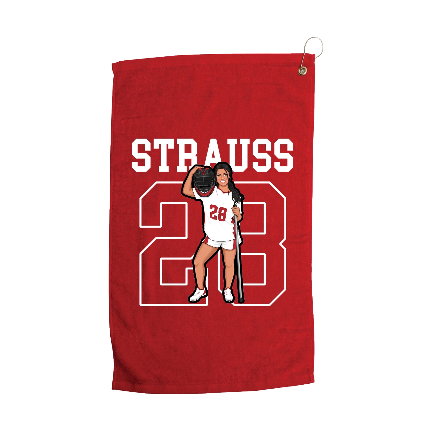 Golf Towel — Shirsey in Red