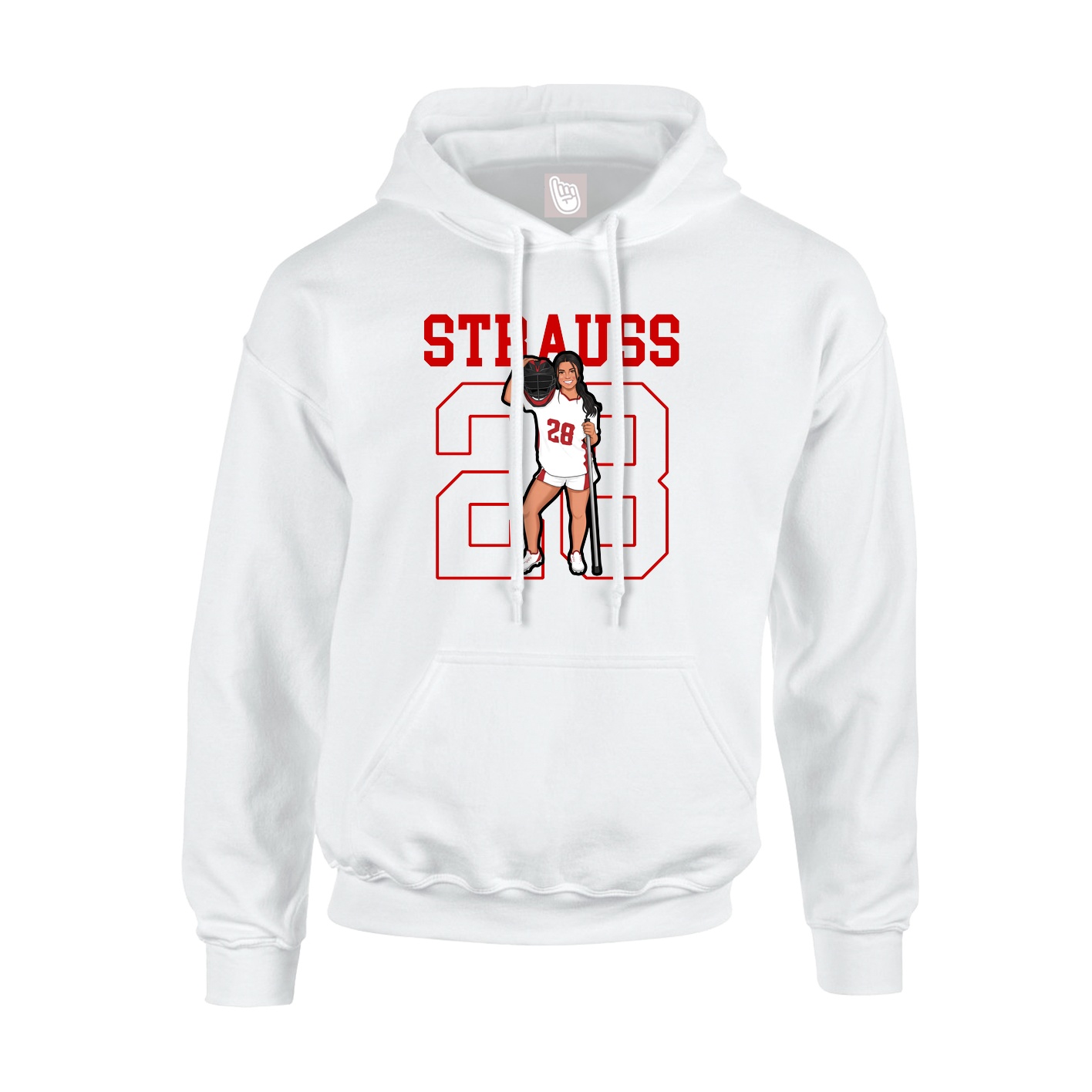 Youth Hoodie — Shirsey in White