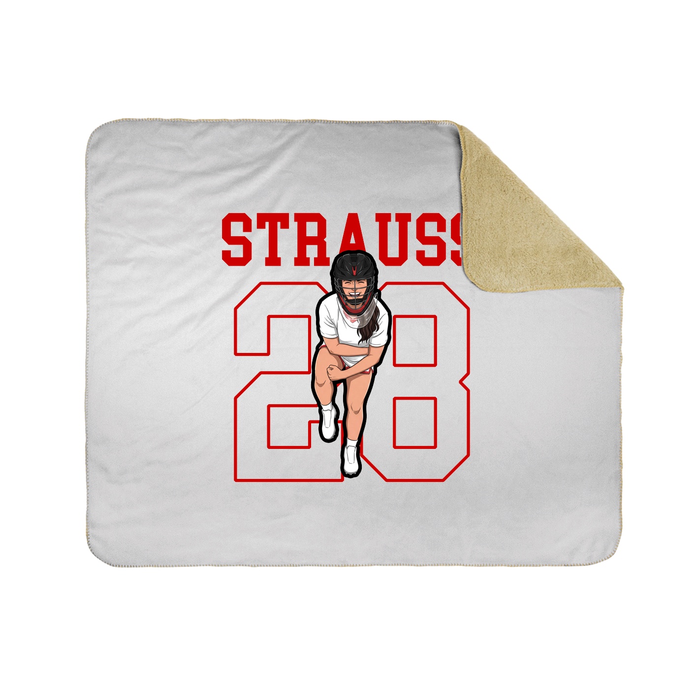 50x60 Sherpa Lined Throw Blanket