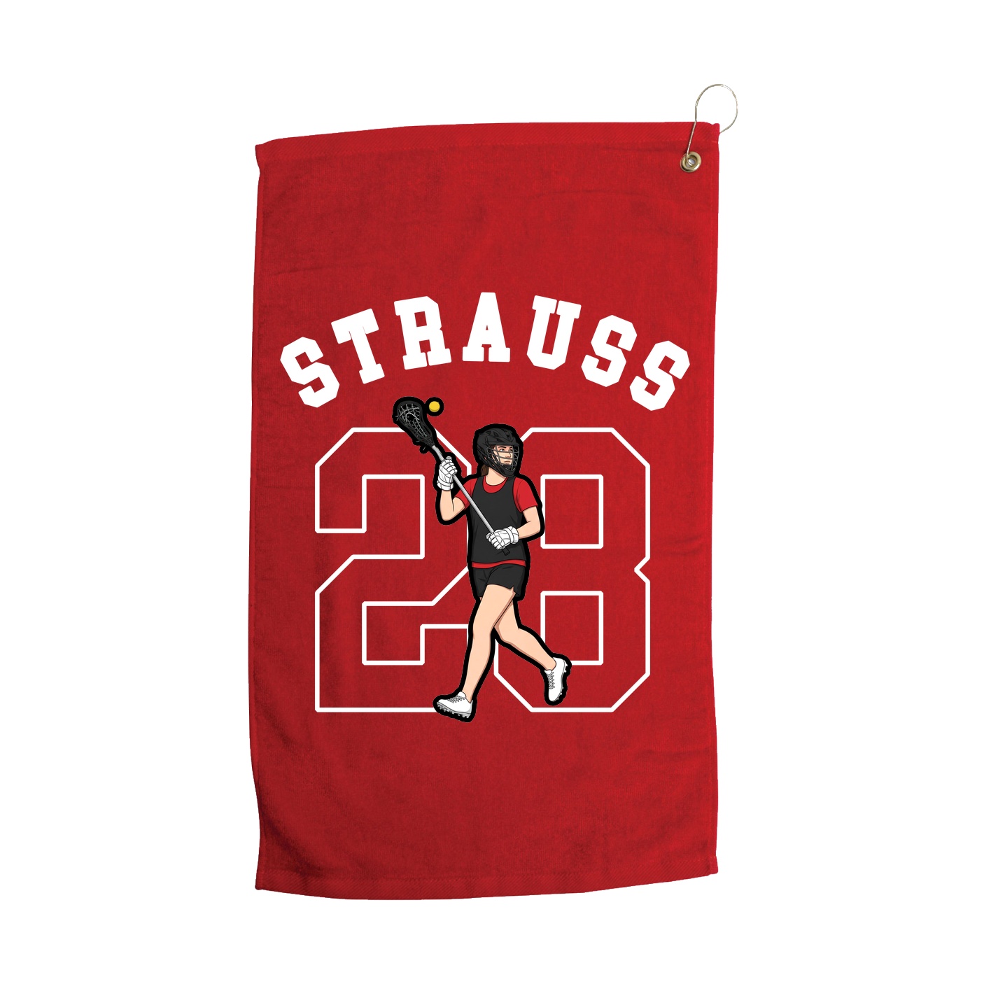 Golf Towel — Shirsey Arch in Red