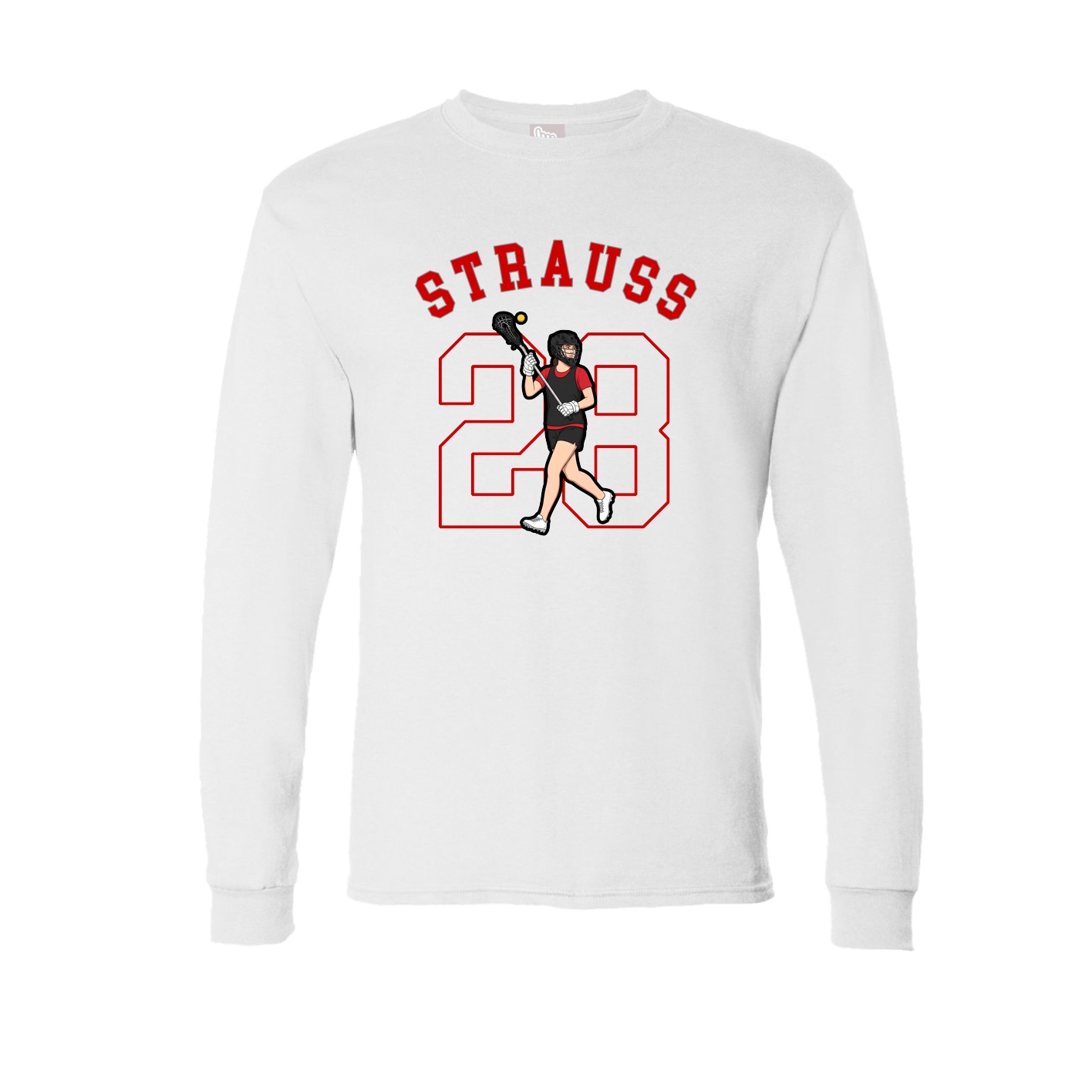 Long Sleeve Tee — Shirsey Arch in White