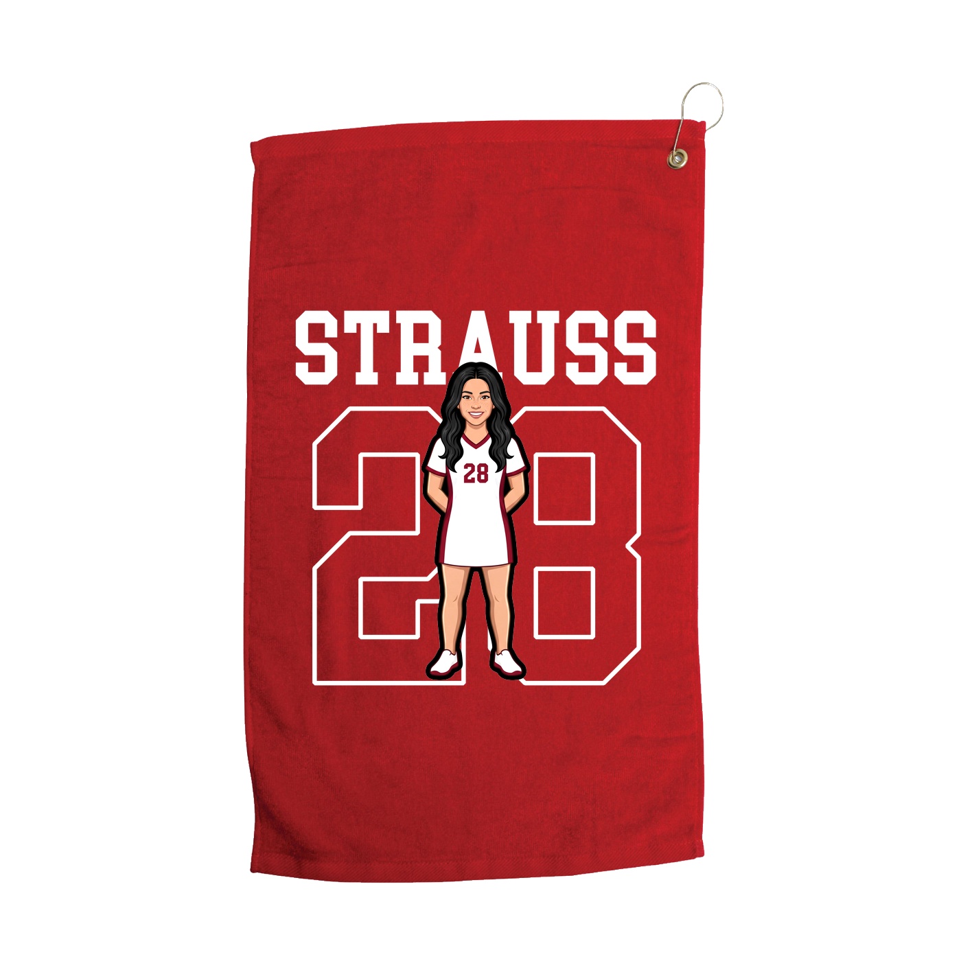 Golf Towel — Shirsey in Red