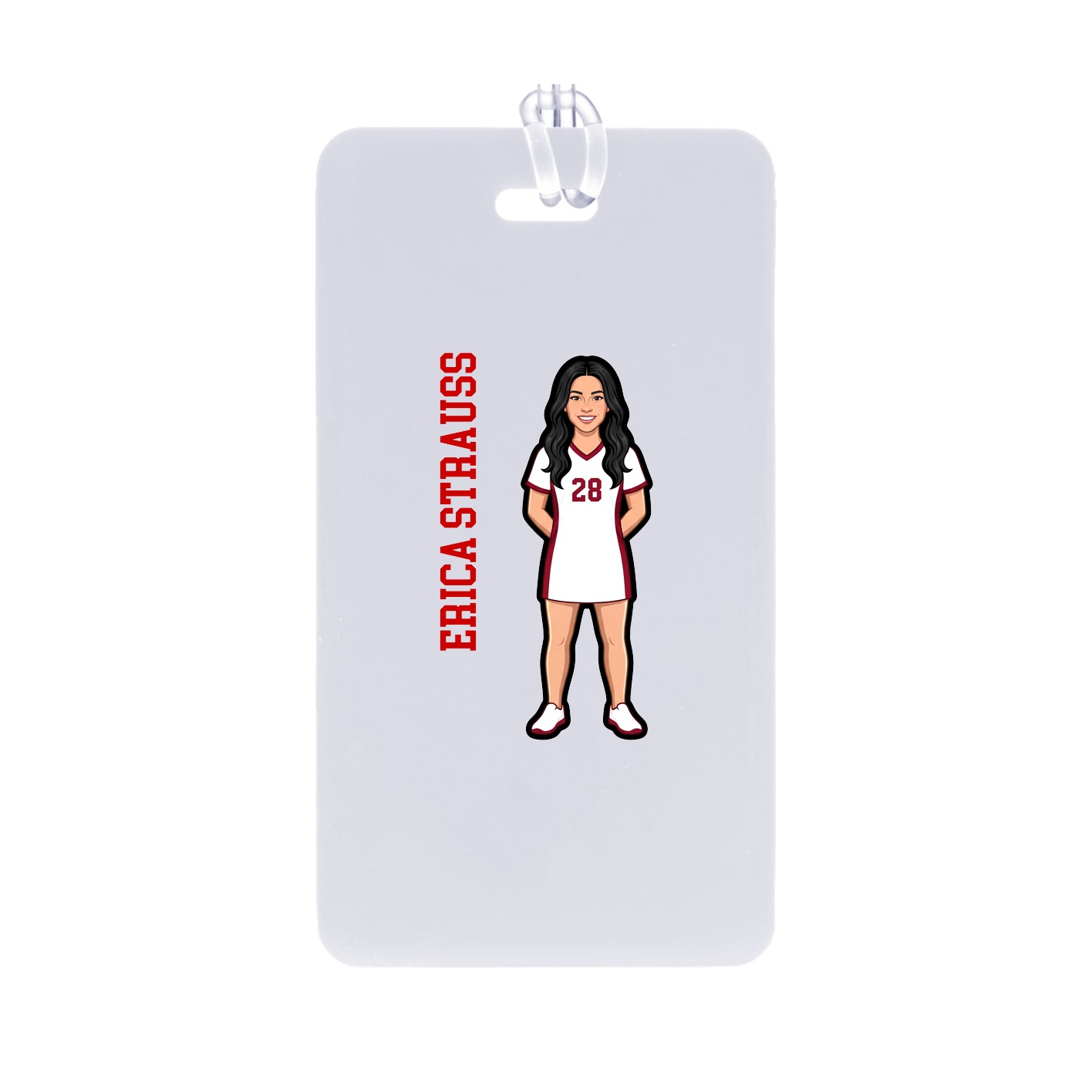 Bag Tag — Name Vertical in Classic