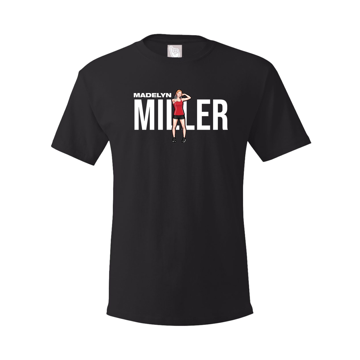 Tee — Player Name in Black