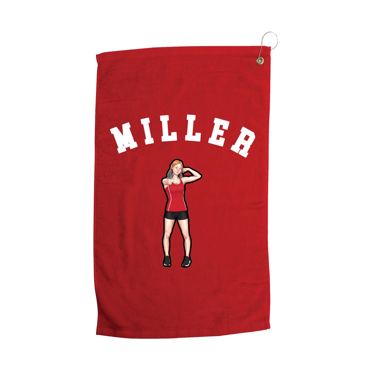 Golf Towel — Shirsey Arch in Red
