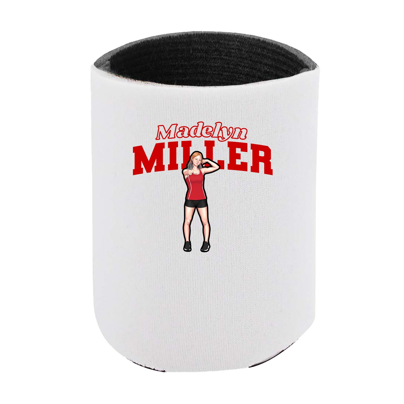 Can Holder — Name Arch in White