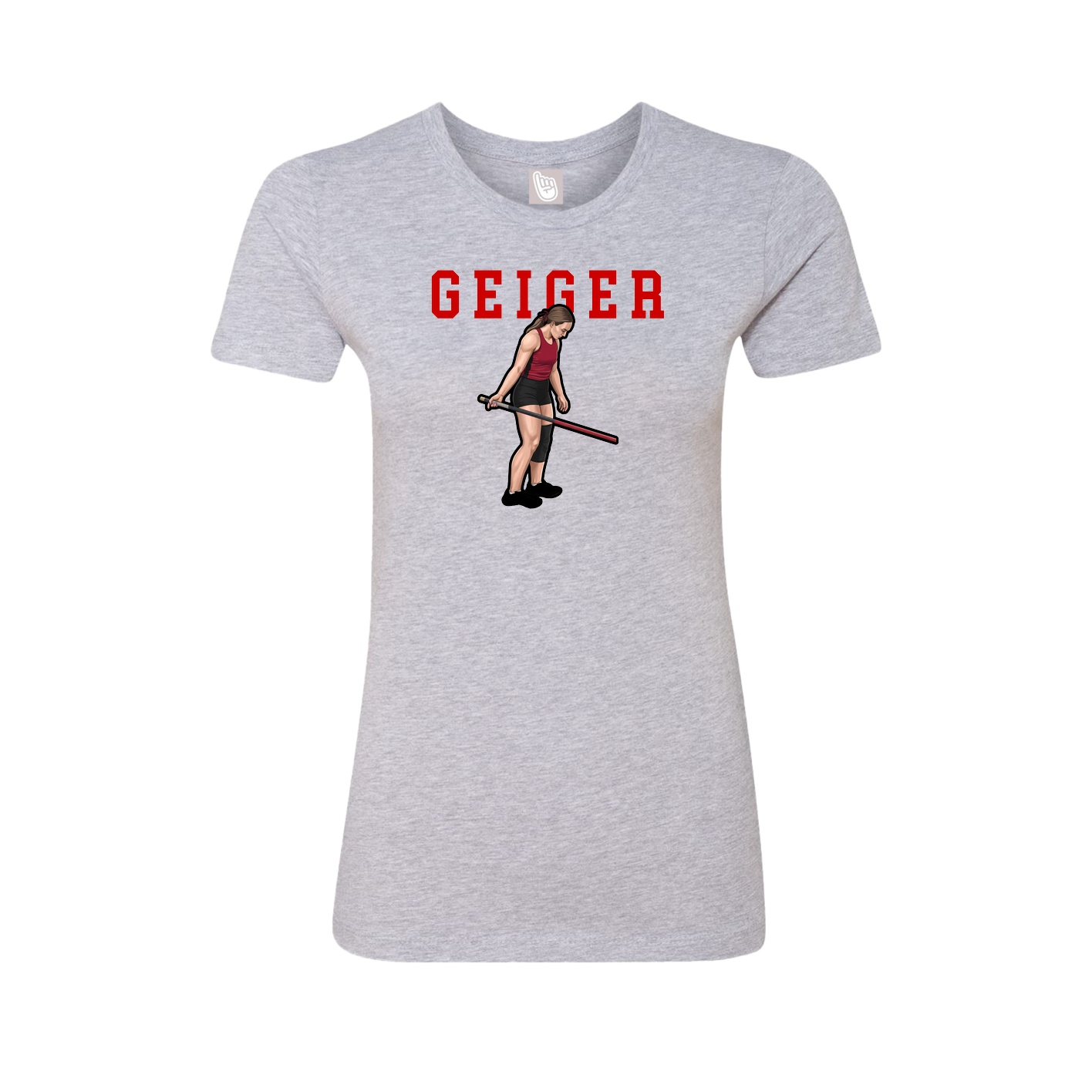 Fitted Women's Tee — Shirsey in Grey