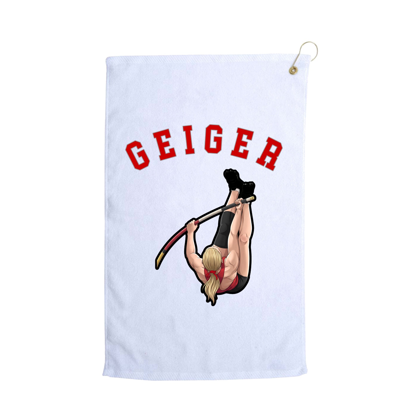 Golf Towel — Classic in White