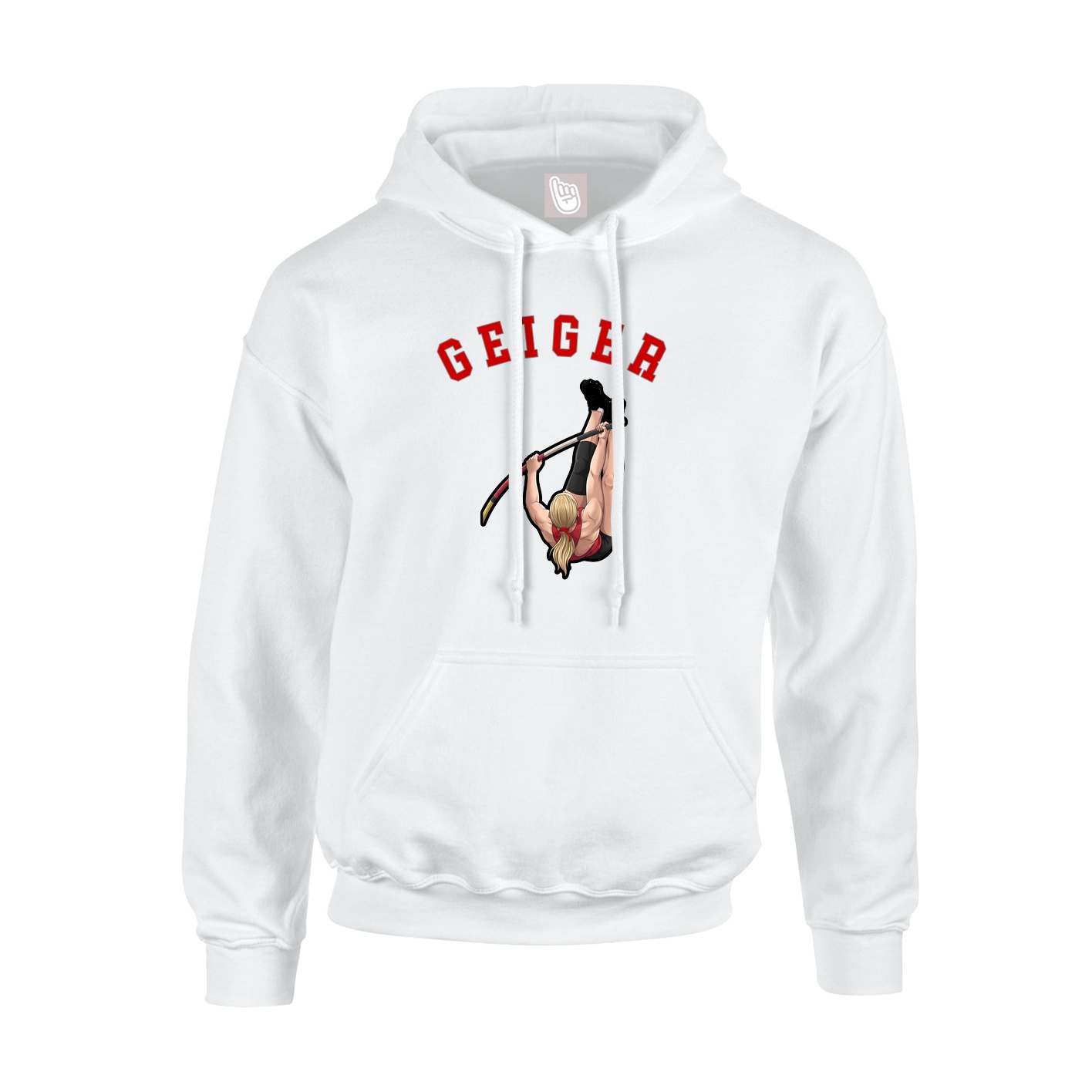 Hoodie — Shirsey Arch in White