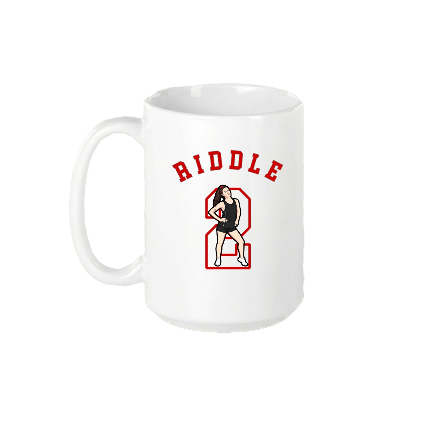15oz Coffee Mug — Shirsey Arch in White