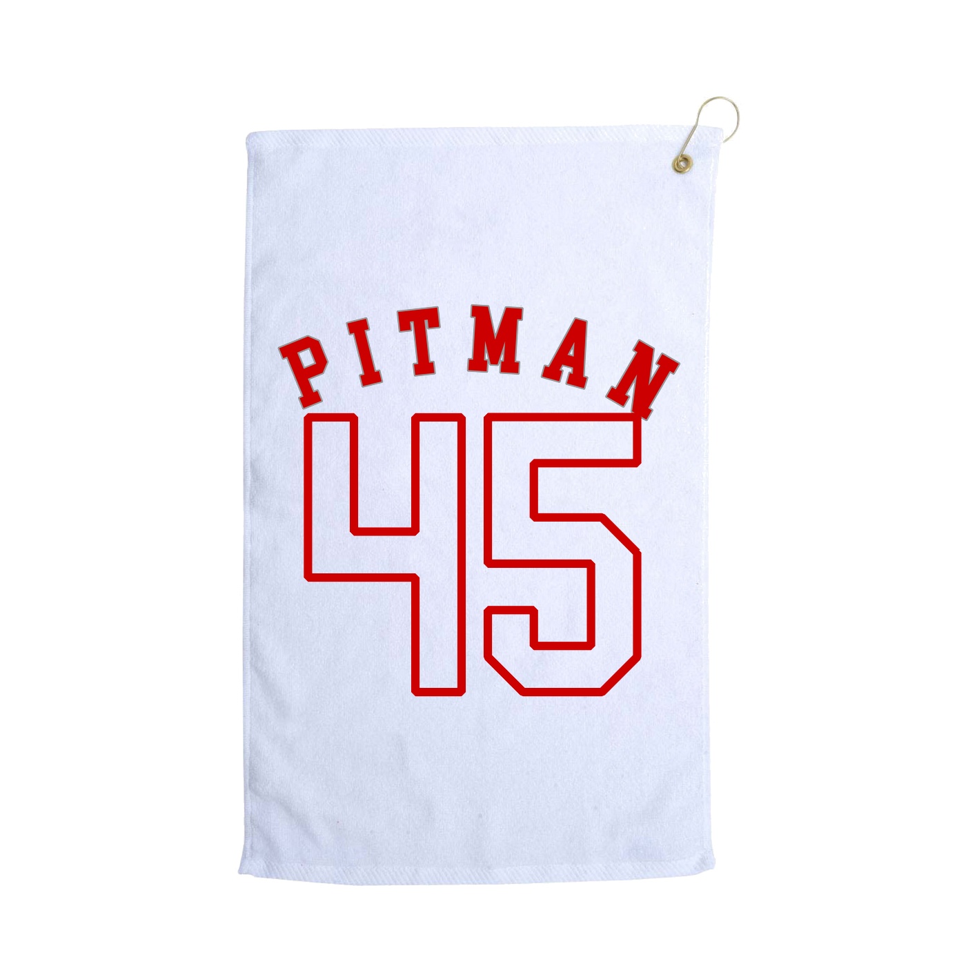 Golf Towel — Shirsey Arch in White