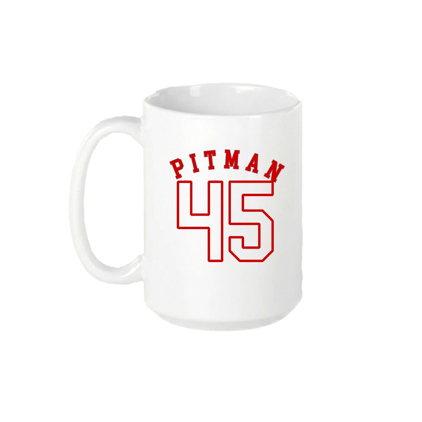 15oz Coffee Mug — Shirsey Arch in White