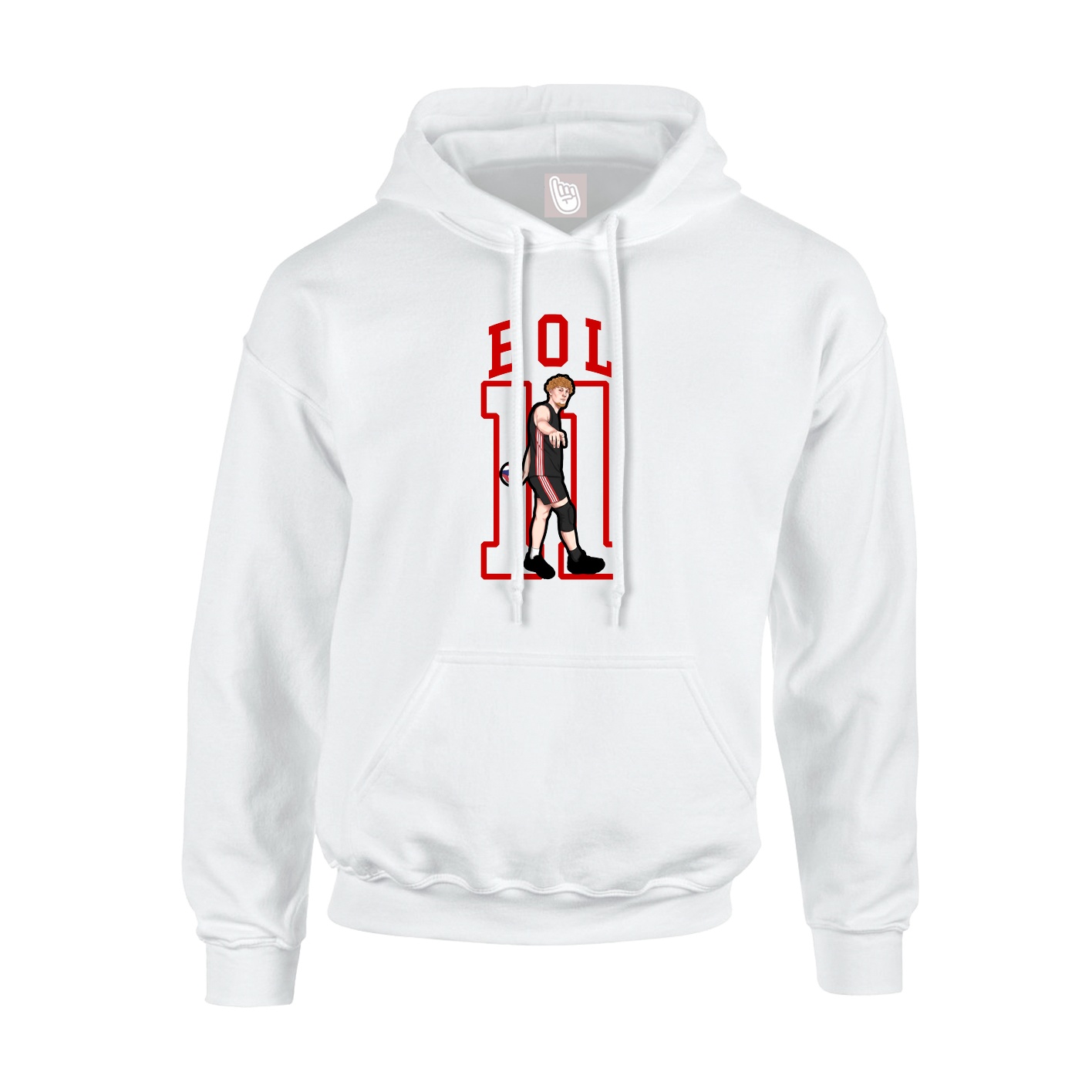 Youth Hoodie — Shirsey in White
