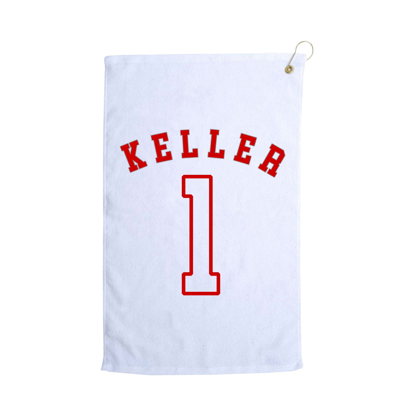 Golf Towel — Shirsey Arch in White