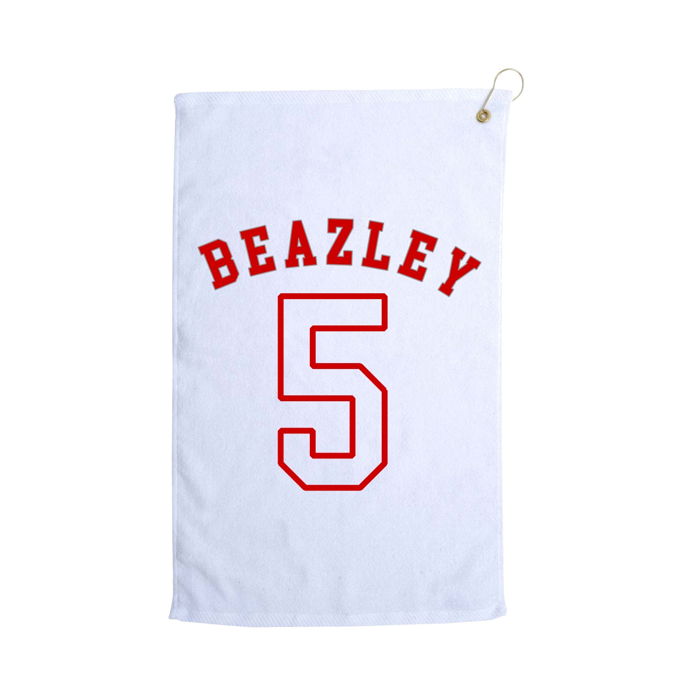 Golf Towel — Shirsey Arch in White