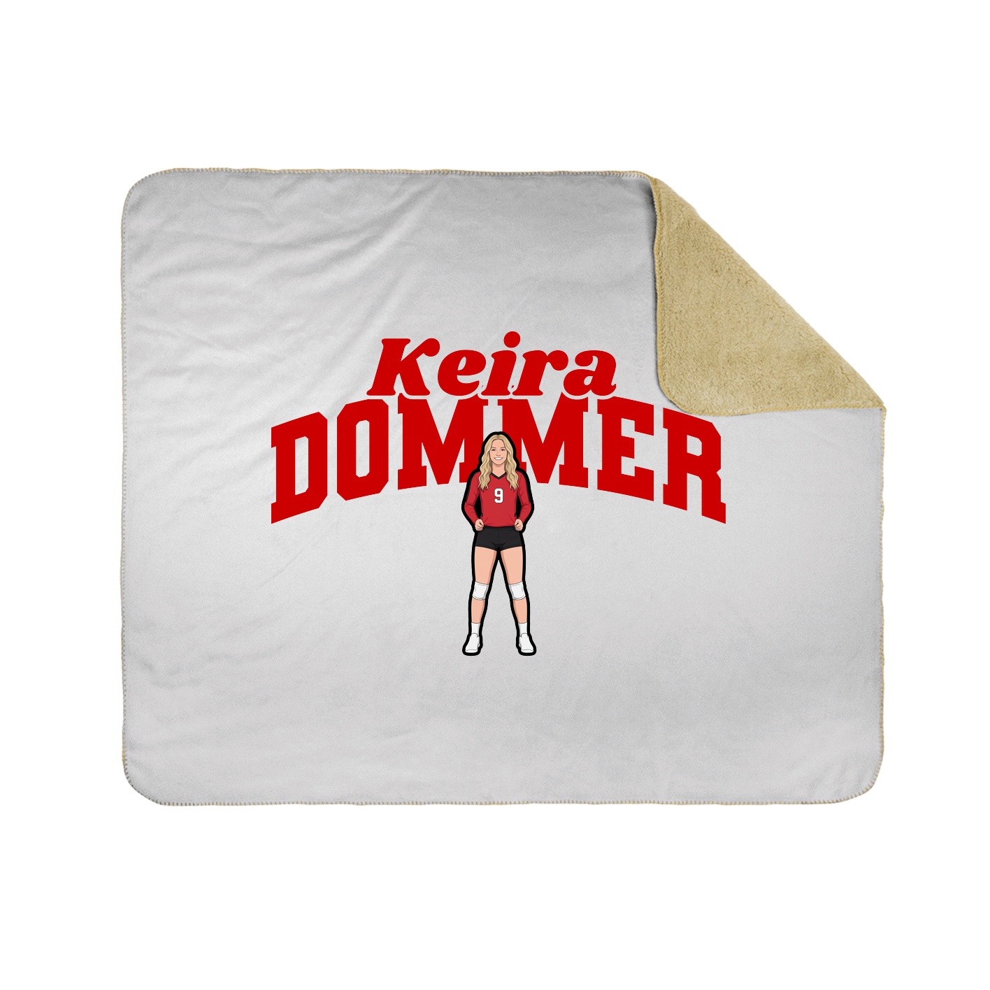 Throw Blanket — Signature Arch in White