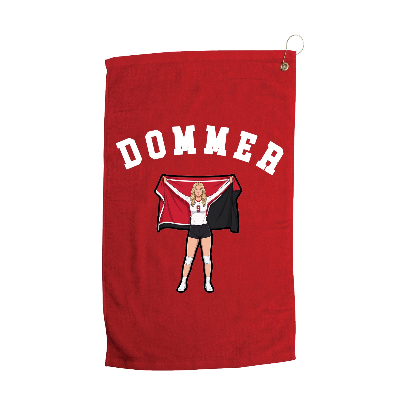 Golf Towel — Shirsey Arch in Red