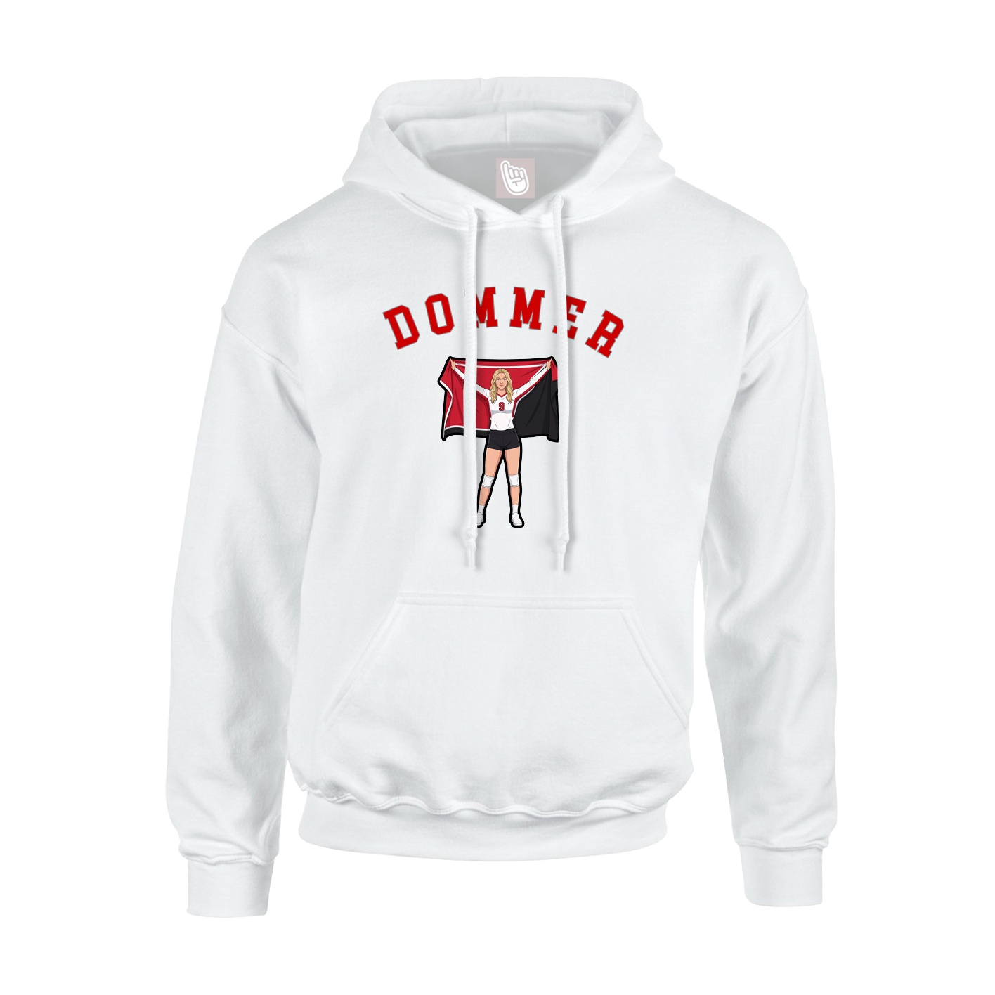 Hoodie — Shirsey Arch in White