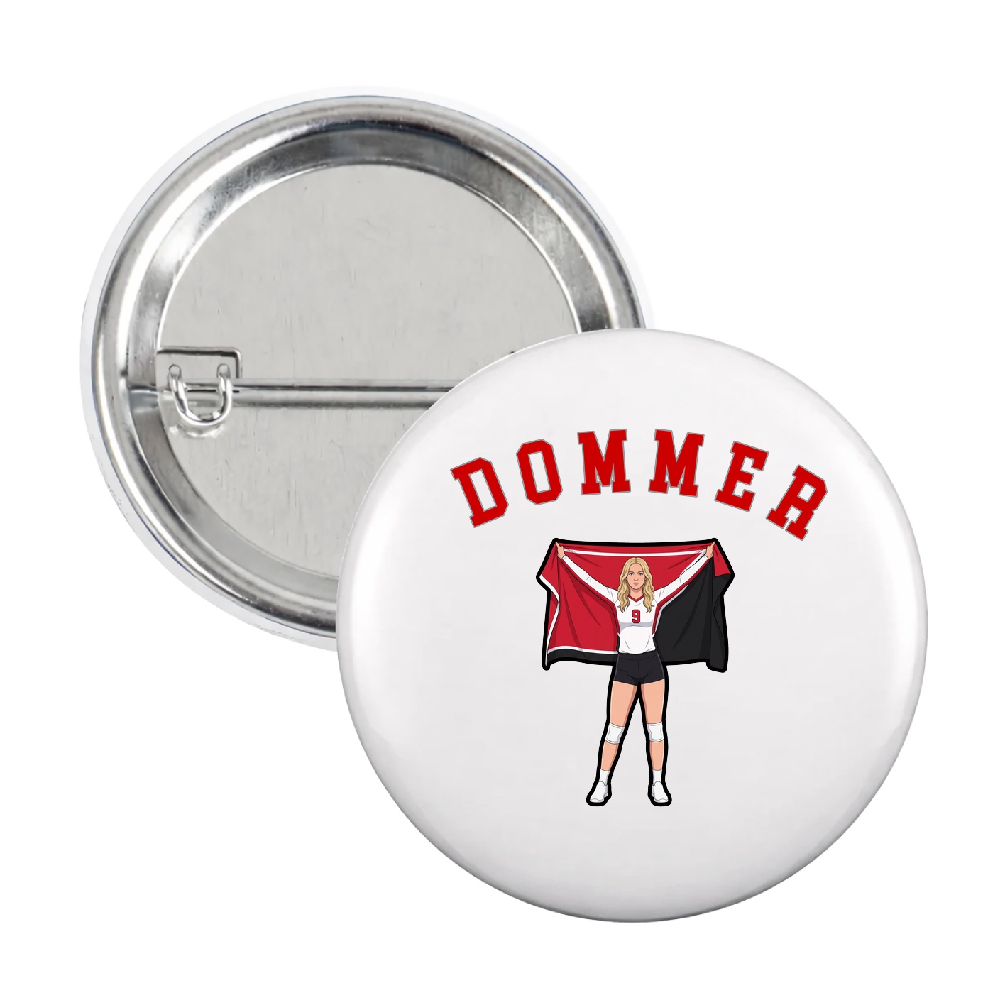 Game Day Button — Shirsey Arch in White