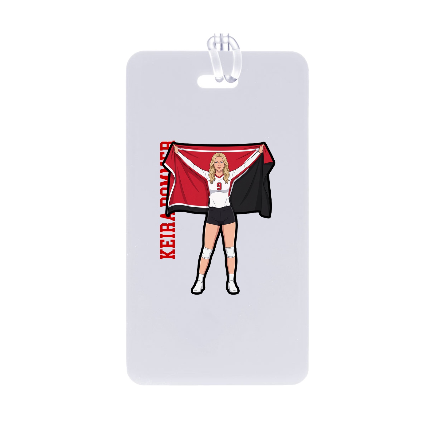 Bag Tag — Name Vertical in Classic