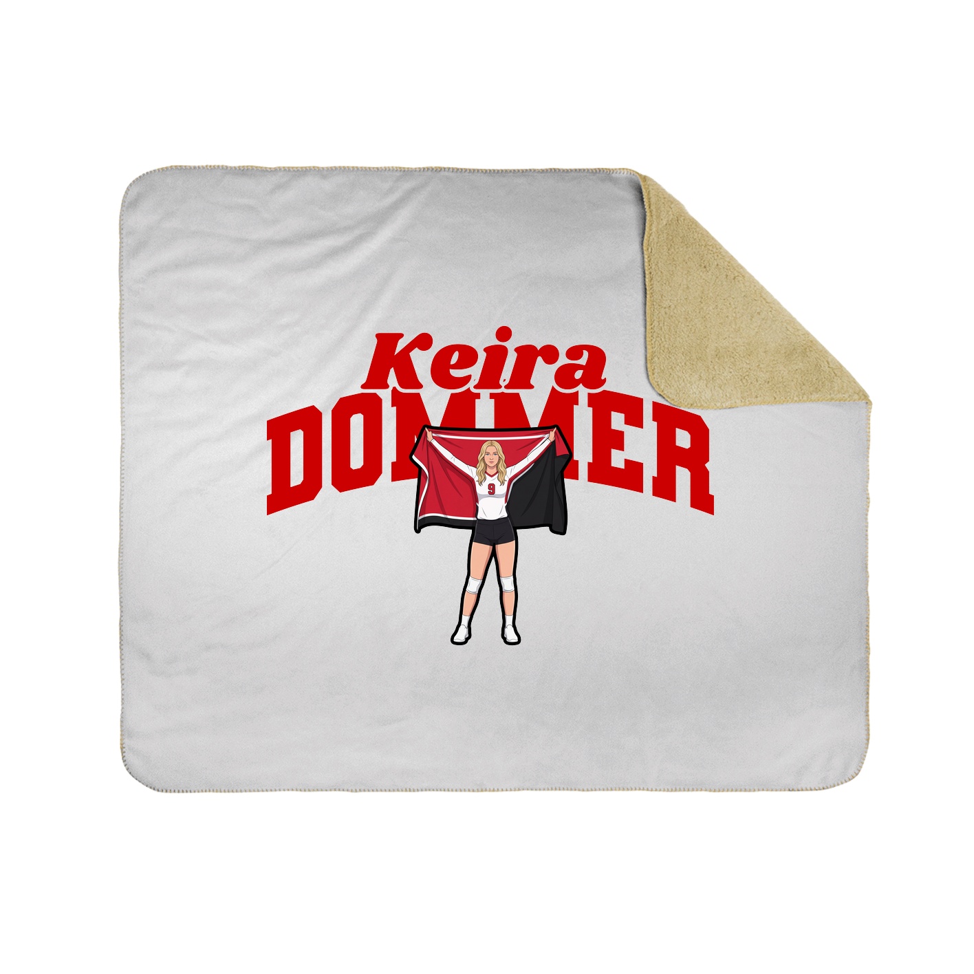 Throw Blanket — Signature Arch in White