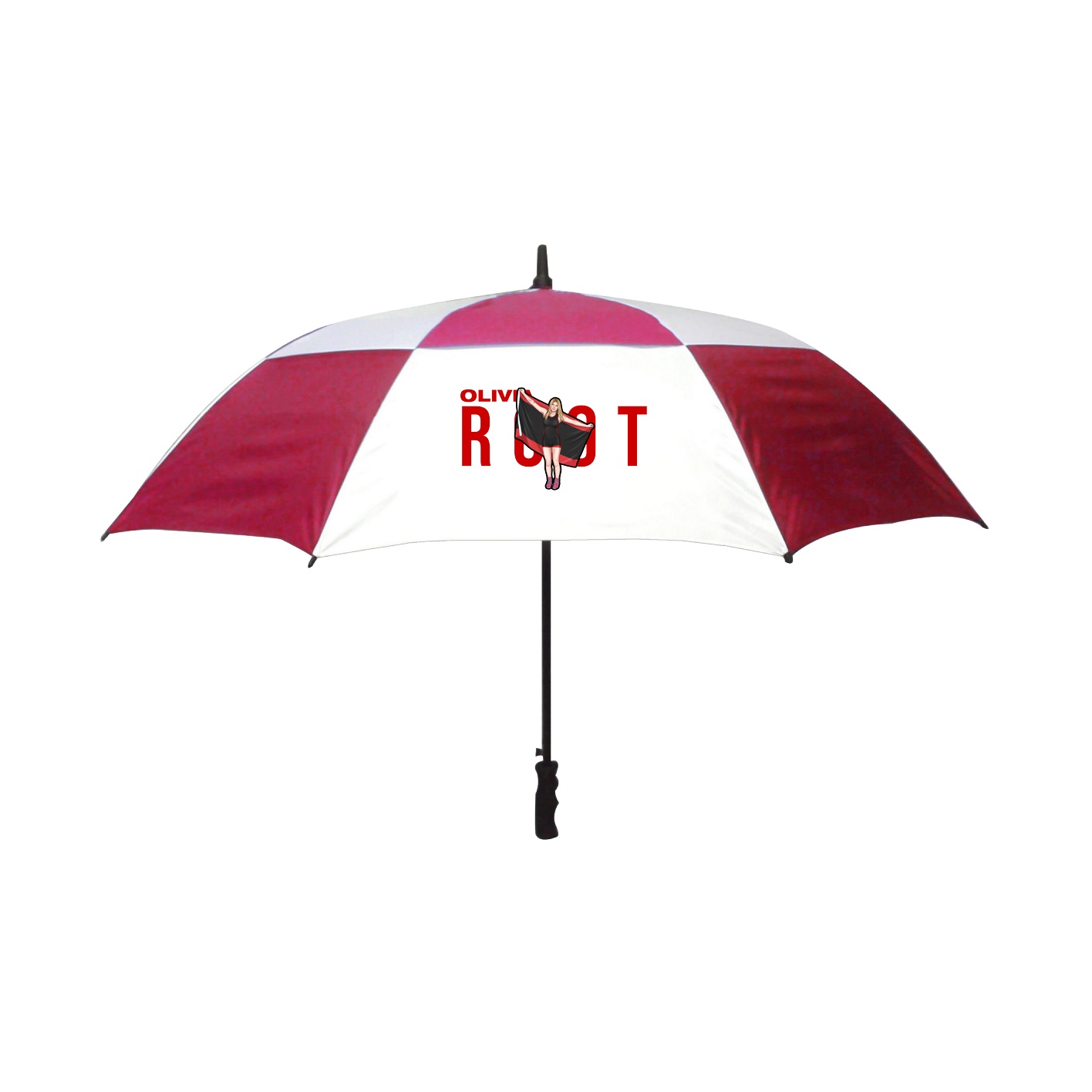 Golf Umbrella — Player Name in Red