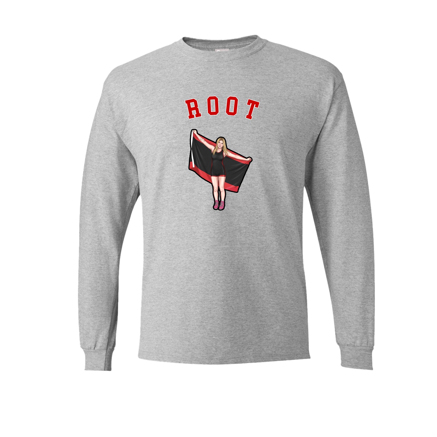 Long Sleeve Tee — Shirsey Arch in Grey