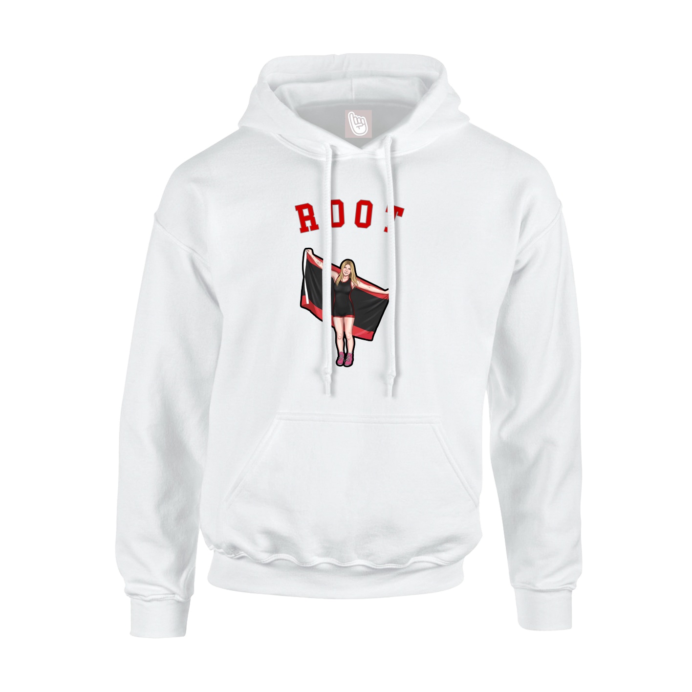 Hoodie — Shirsey Arch in White