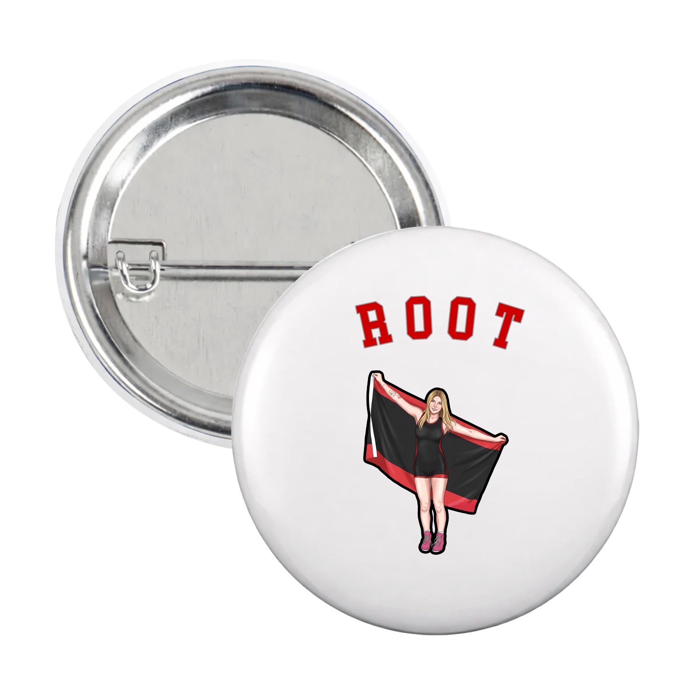 Game Day Button — Shirsey Arch in White