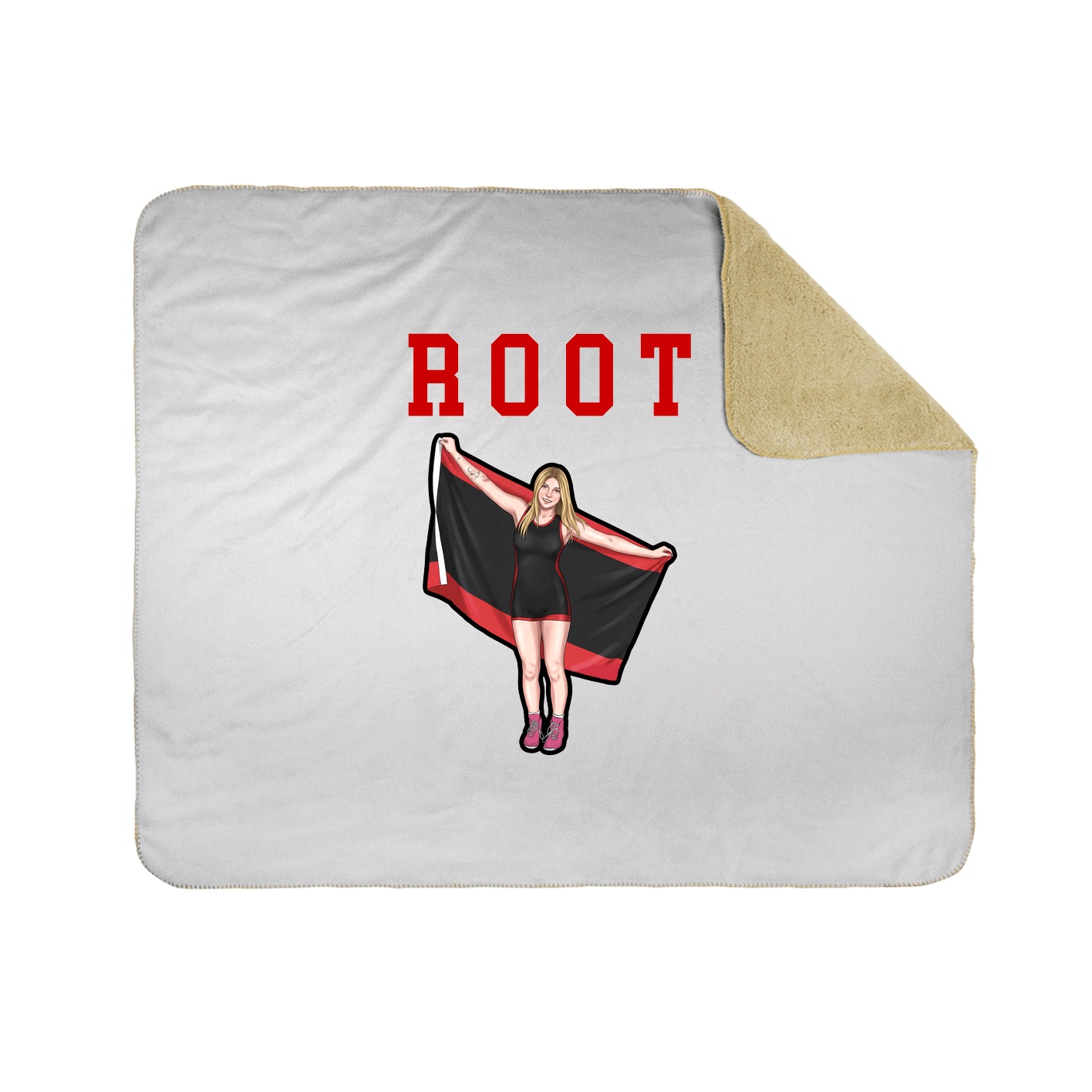 Throw Blanket — Shirsey in White