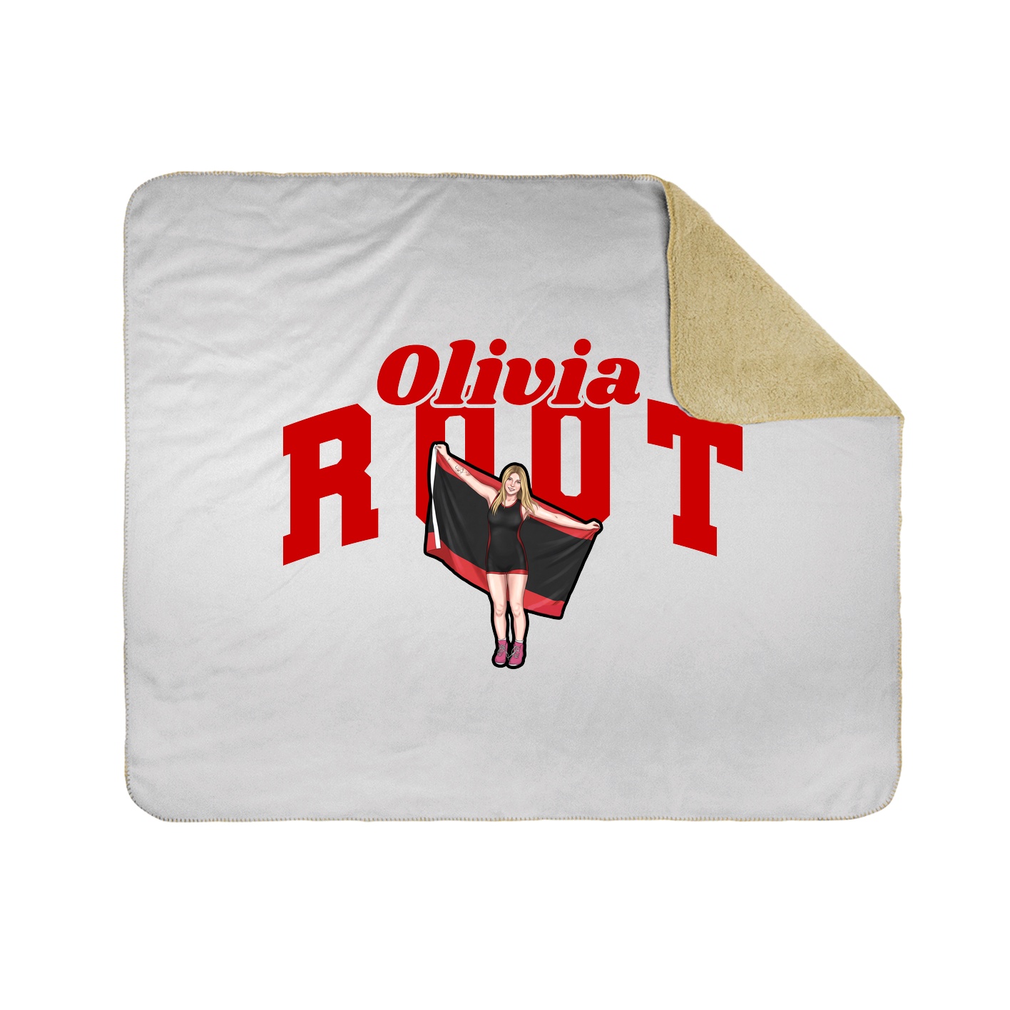 Throw Blanket — Signature Arch in White