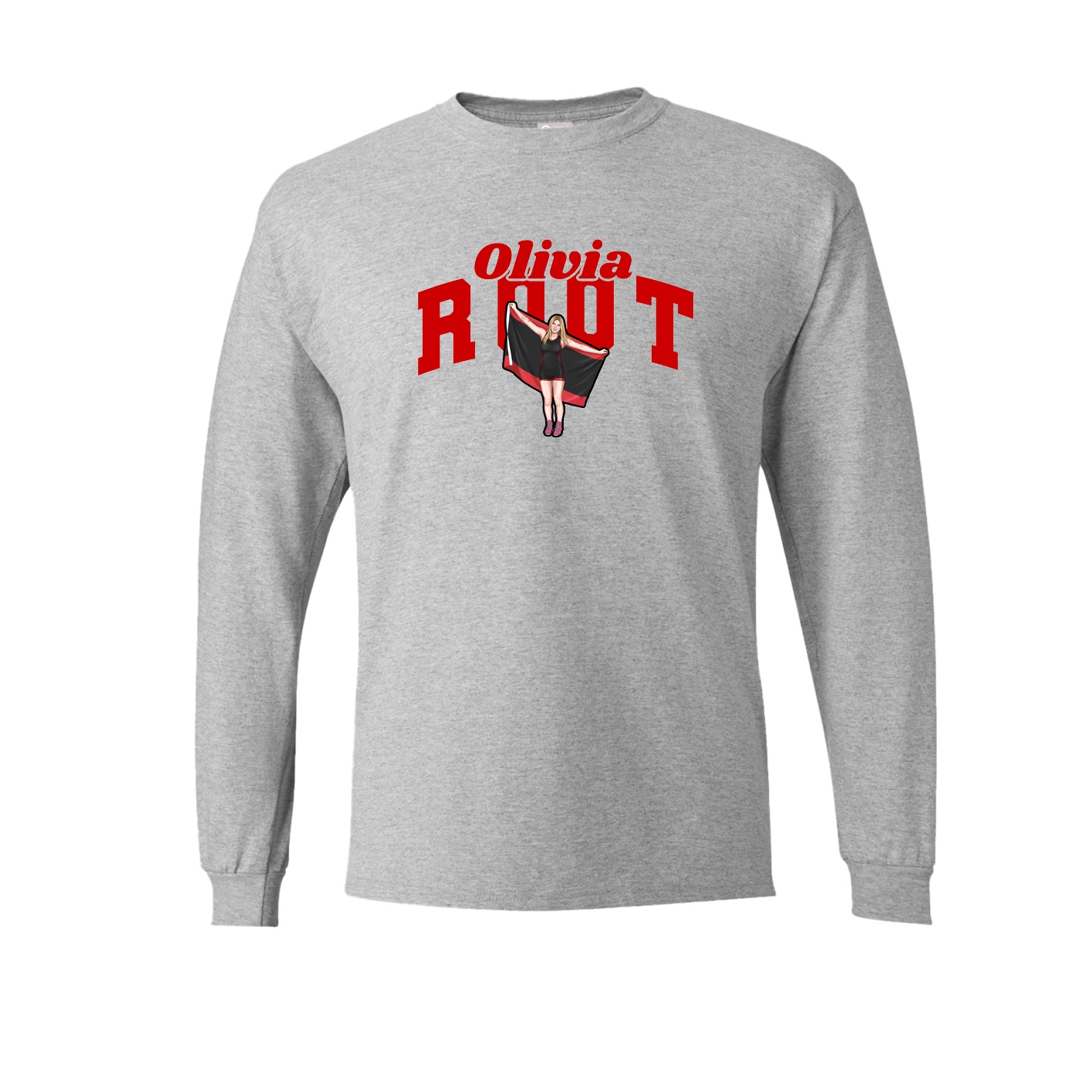 Long Sleeve Tee — Signature Arch in Grey