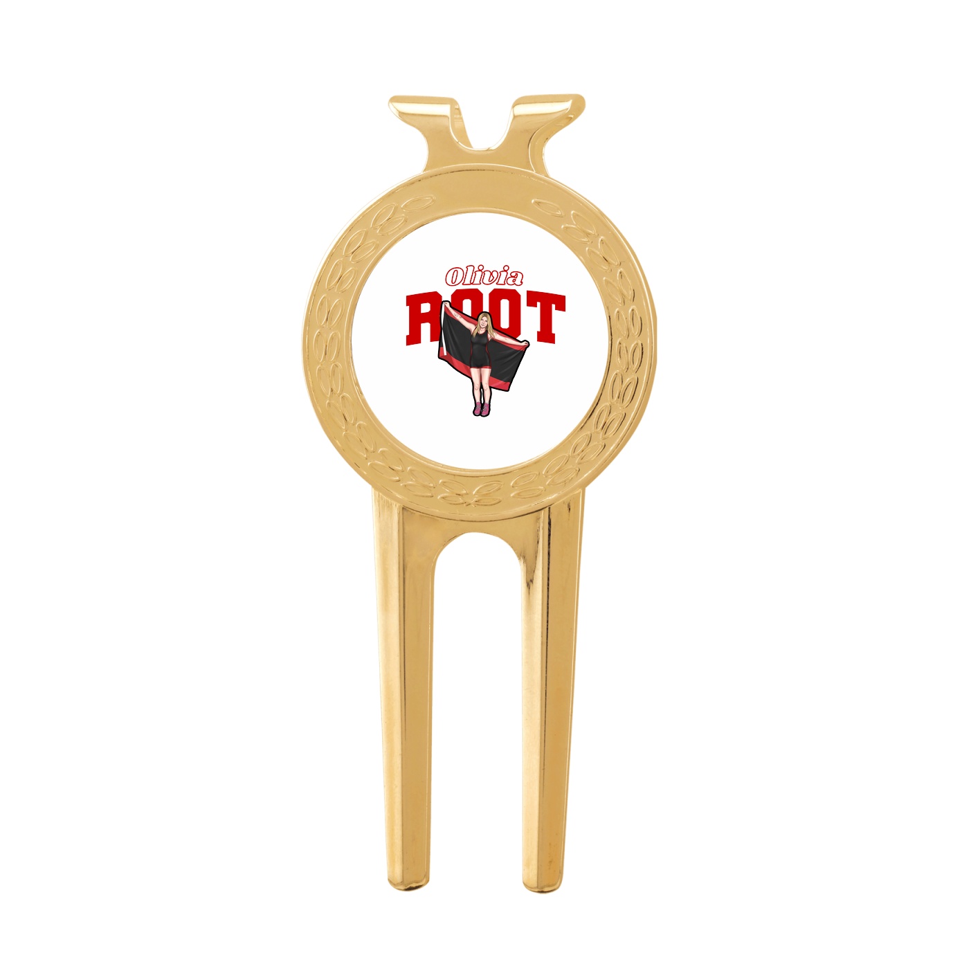 Divot Tool with Ball Marker — Name Arch in Classic