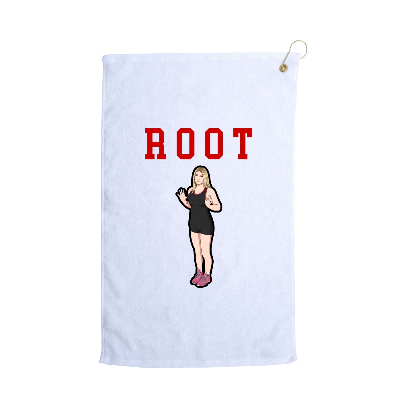 Golf Towel — Shirsey in White