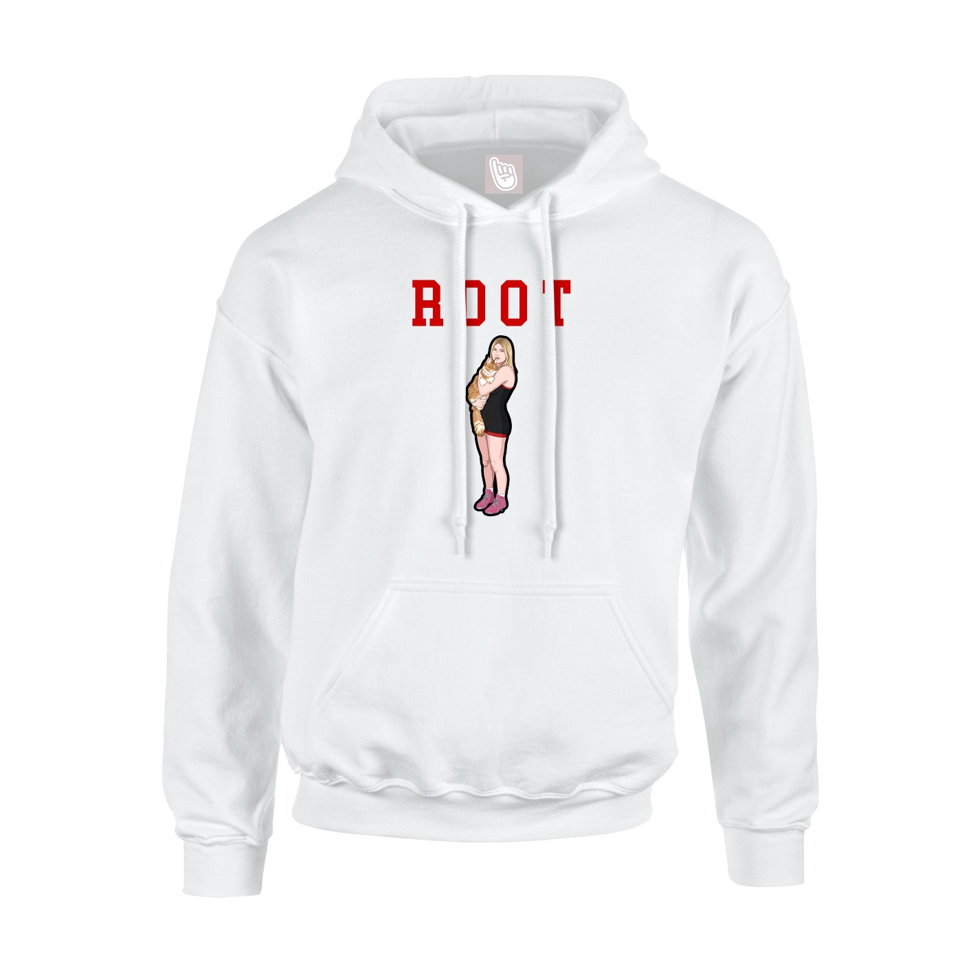 Youth Hoodie — Shirsey in White