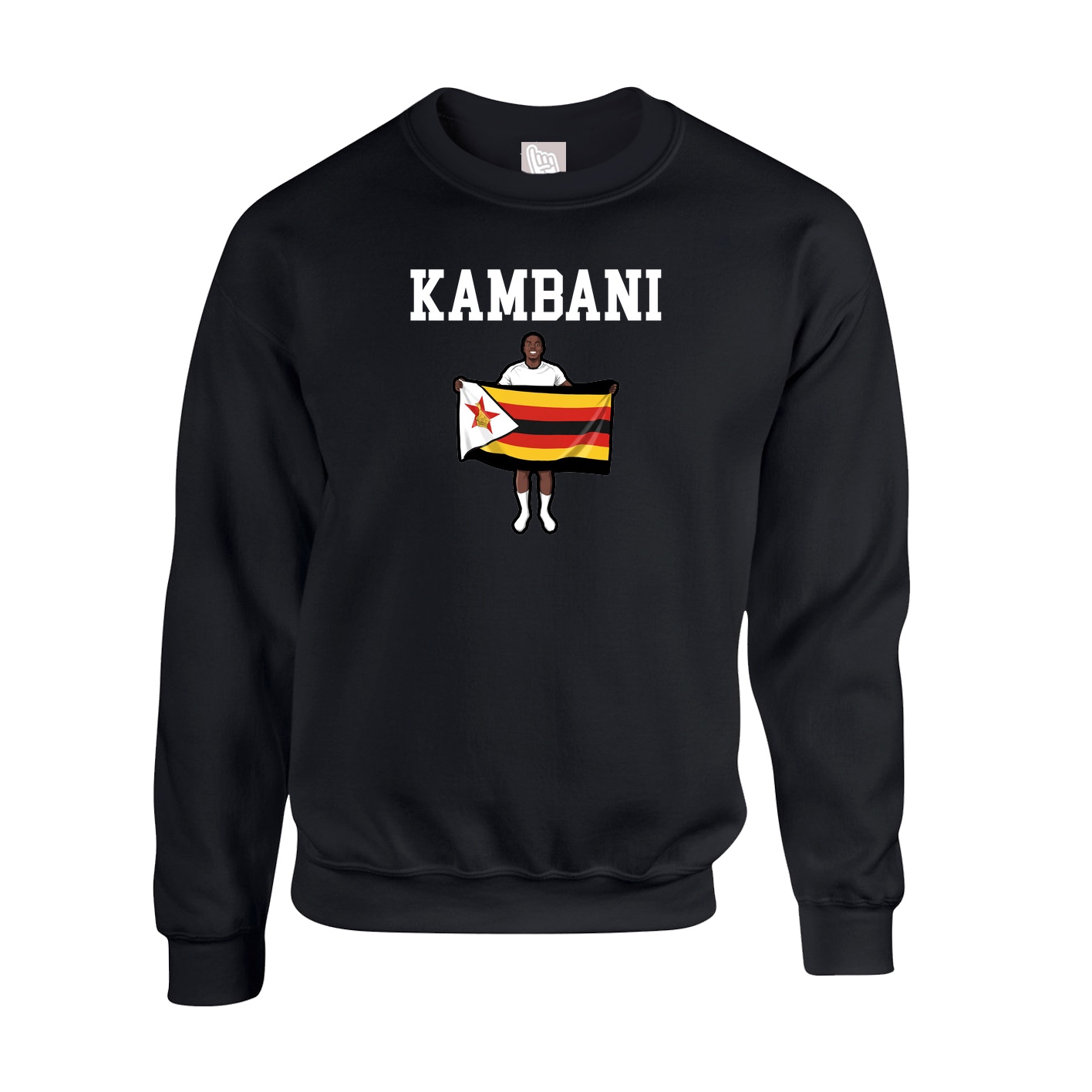 Fleece Crew — Shirsey in Black