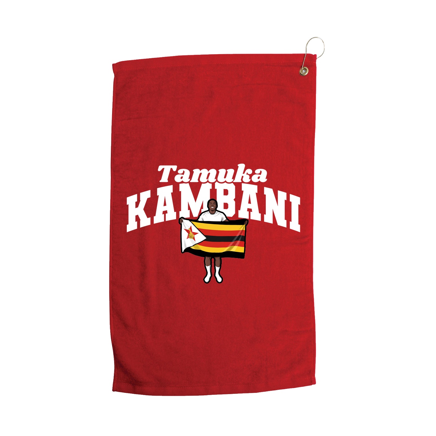 Golf Towel — Signature Arch in Red