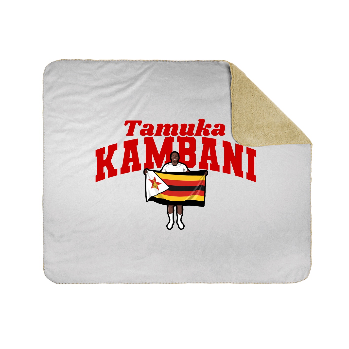 Throw Blanket — Signature Arch in White