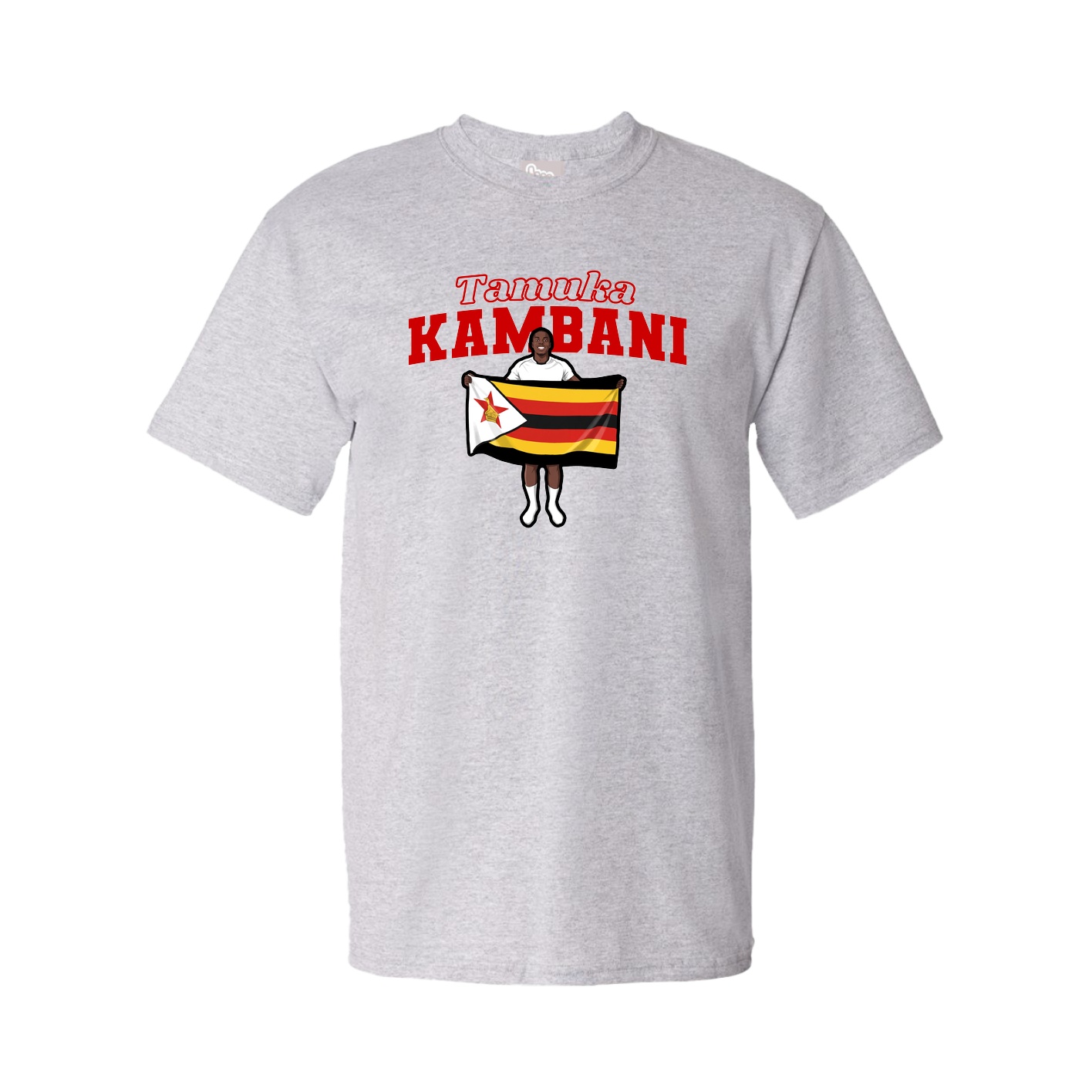 Youth Tee — Name Arch in Grey