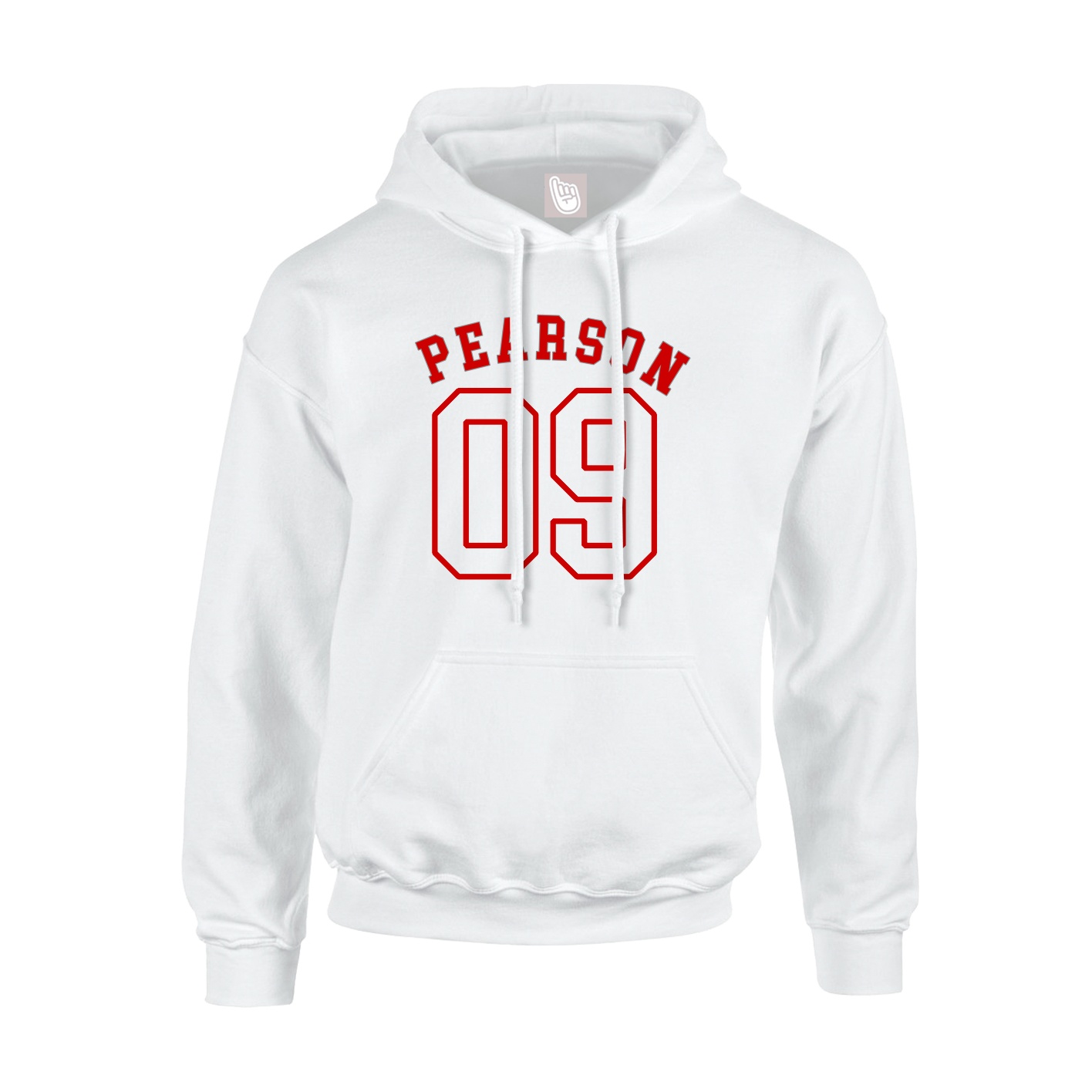 Hoodie — Shirsey Arch in White
