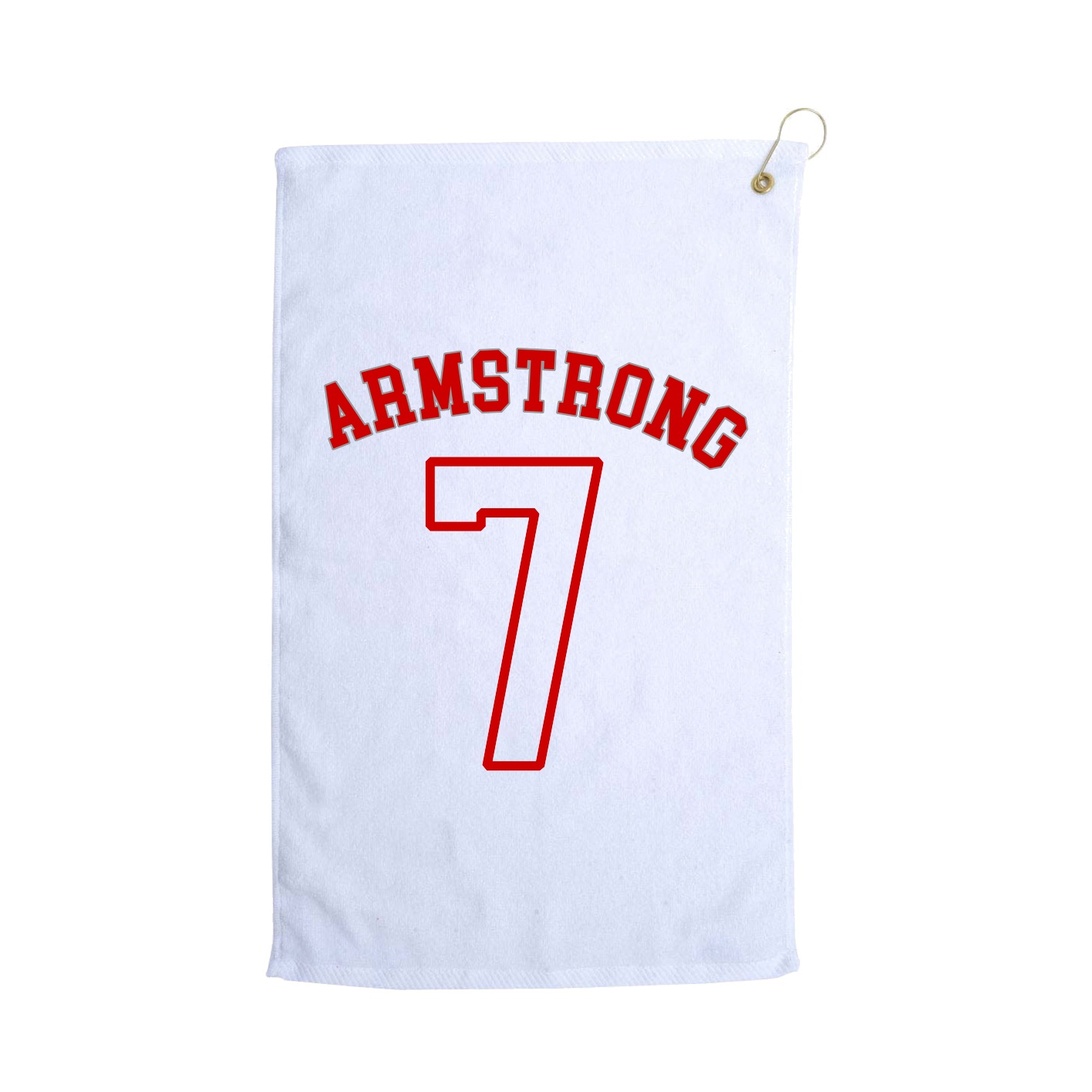 Golf Towel — Shirsey Arch in White