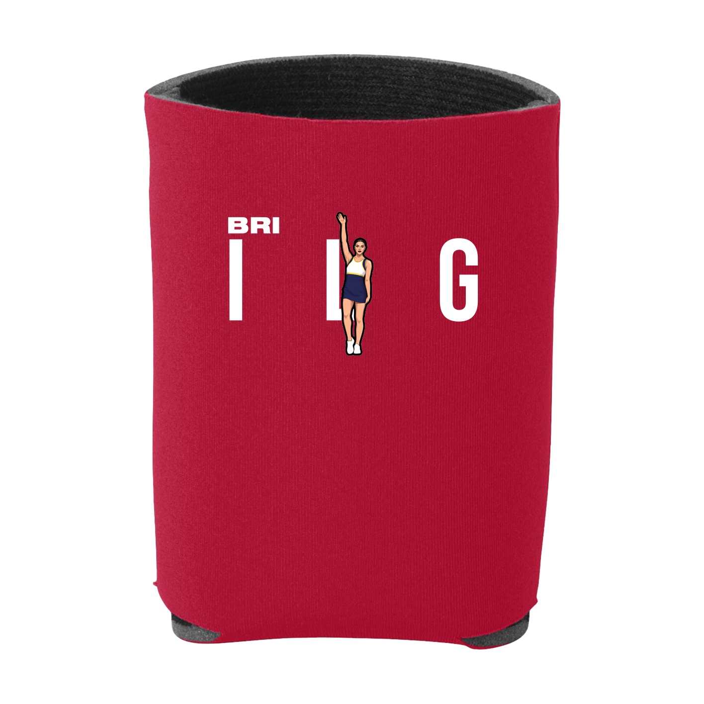 Can Holder — Player Name in Red