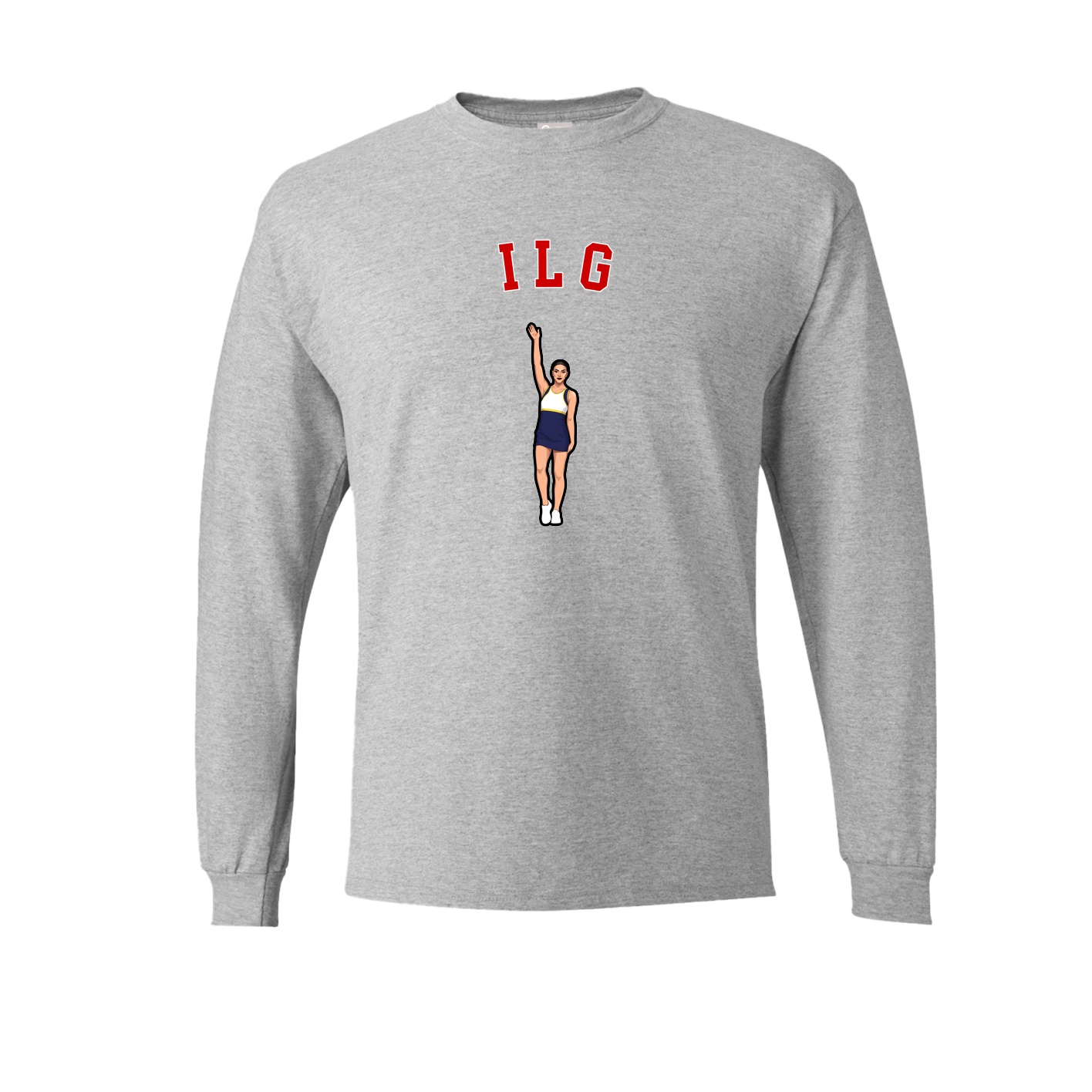 Long Sleeve Tee — Shirsey Arch in Grey