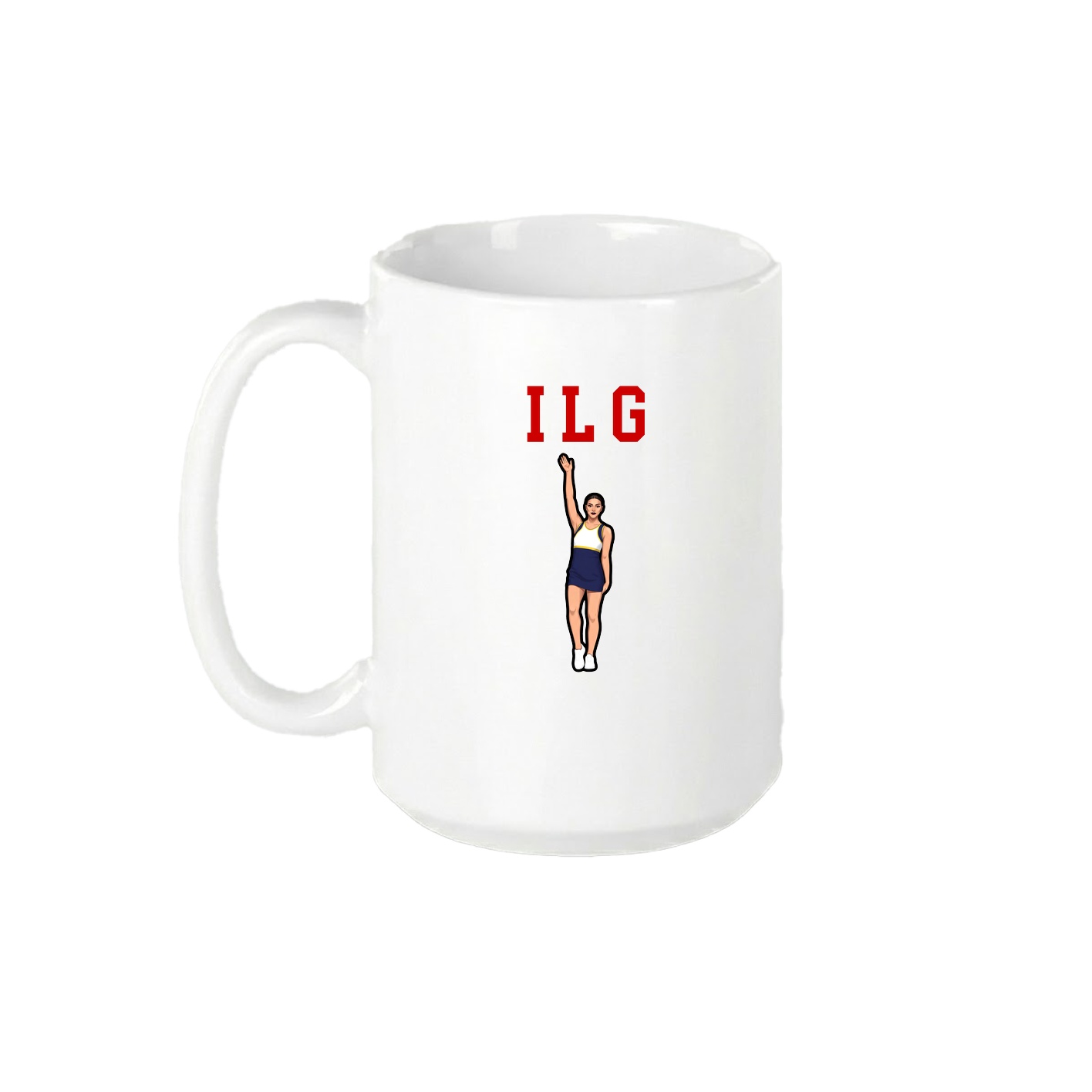 15oz Coffee Mug — Shirsey in White