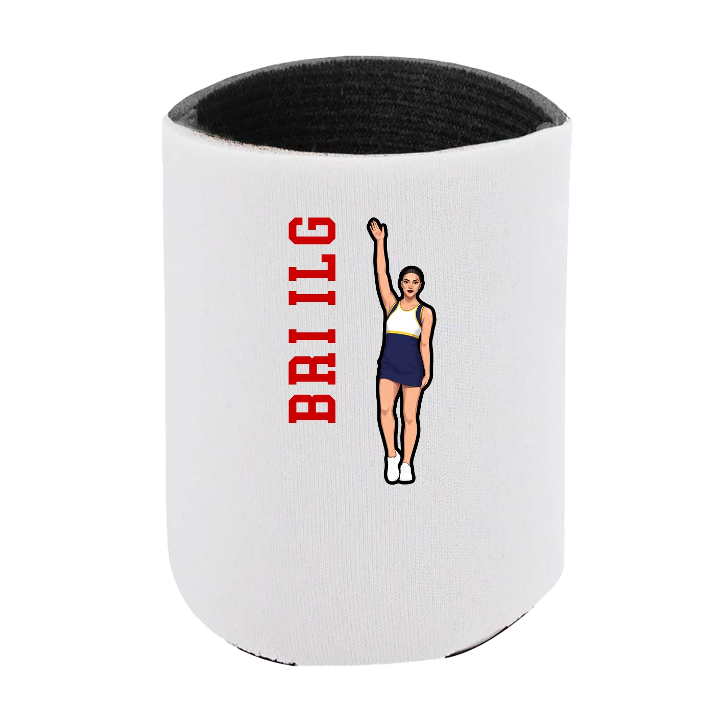 Can Holder — Name Vertical in White
