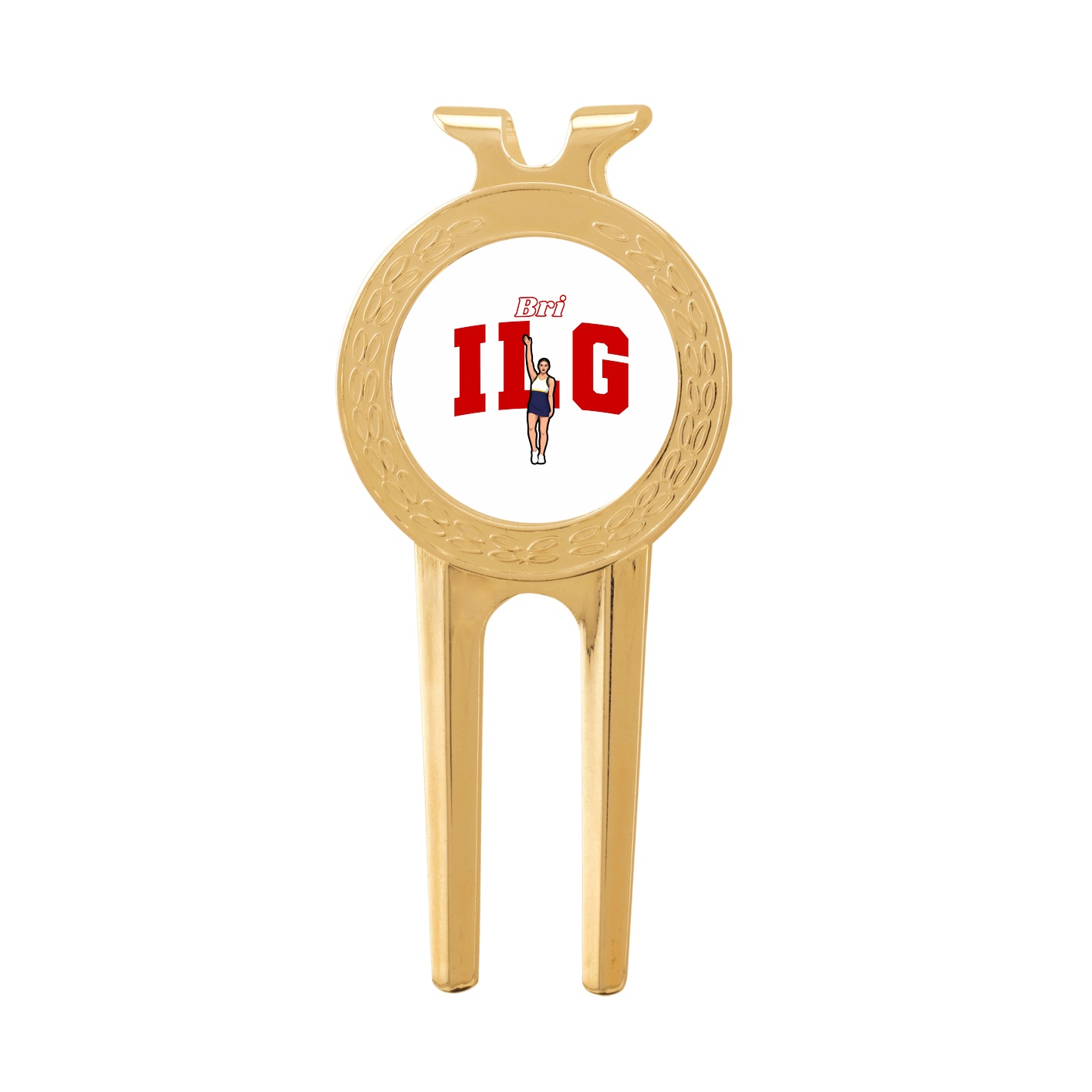 Divot Tool with Ball Marker — Name Arch in Classic