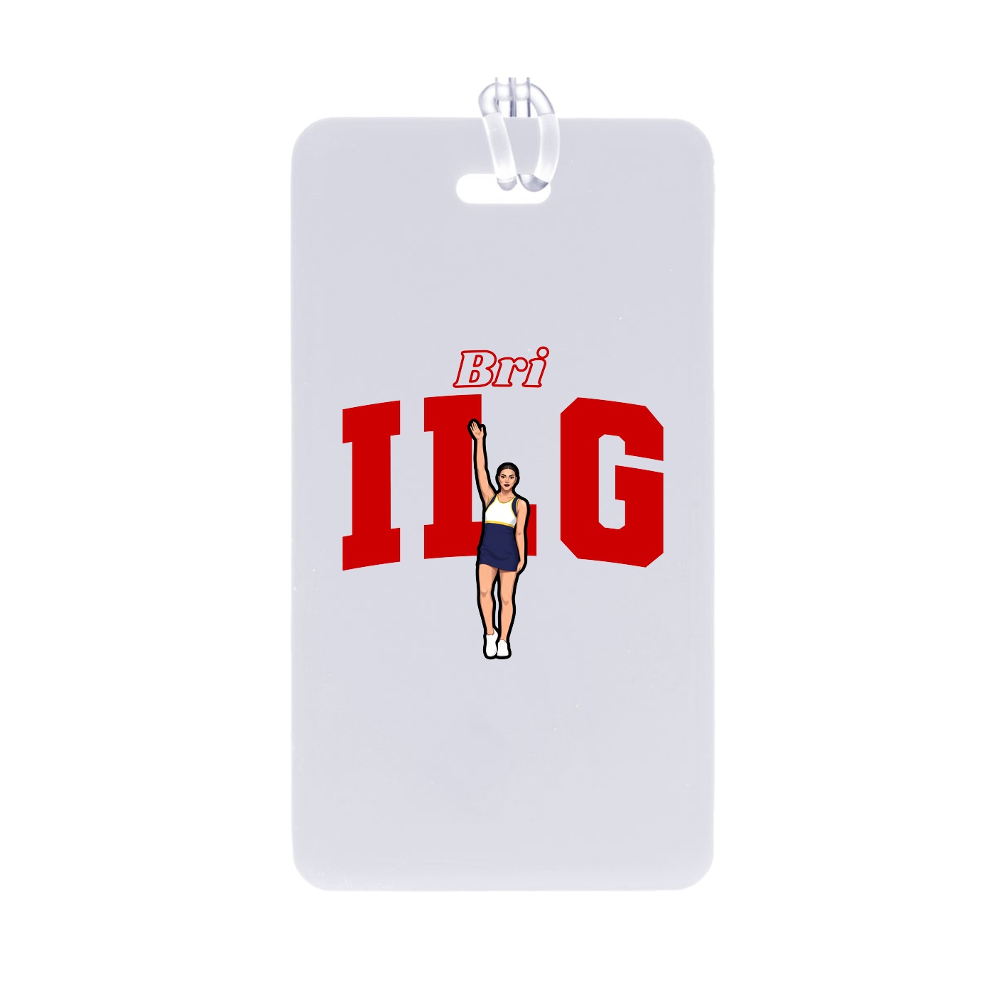 Bag Tag — Name Arch in Classic
