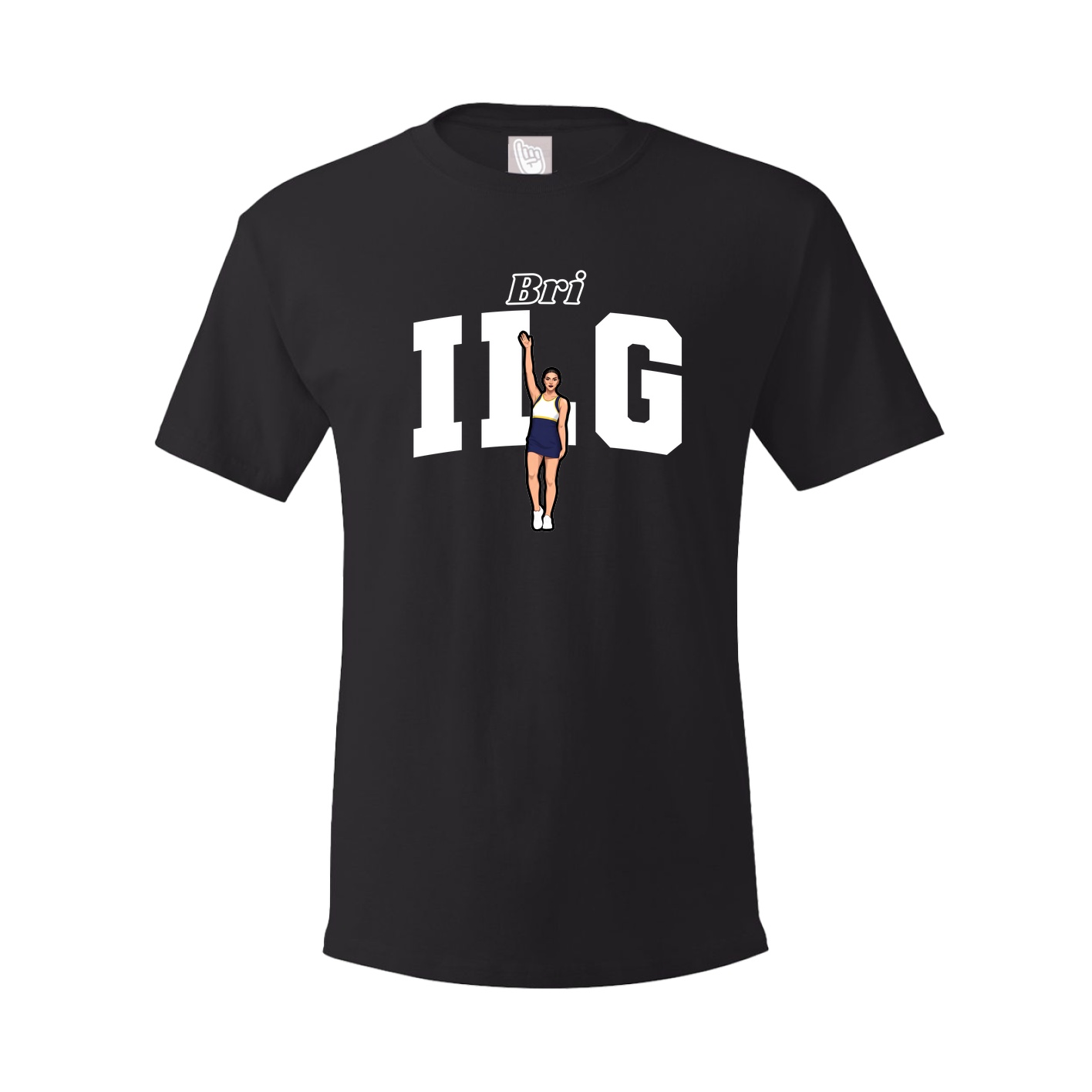 Youth Tee — Name Arch in Black